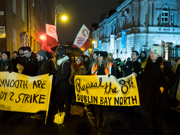 Figure 2- Images from the Strike 4 Repeal protest in March 2018