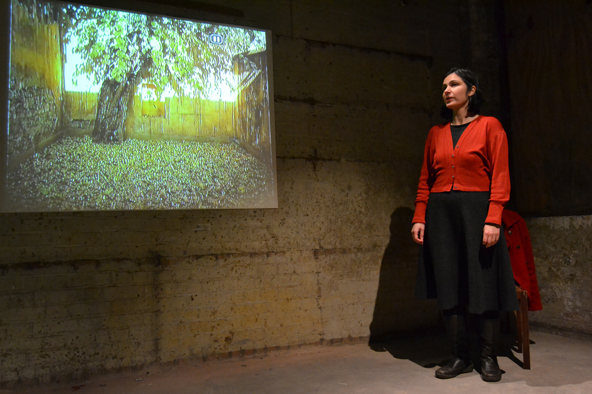 Performance of "Fragments and Seeds" by Vergine Gulbenkian. © Alexei Emam