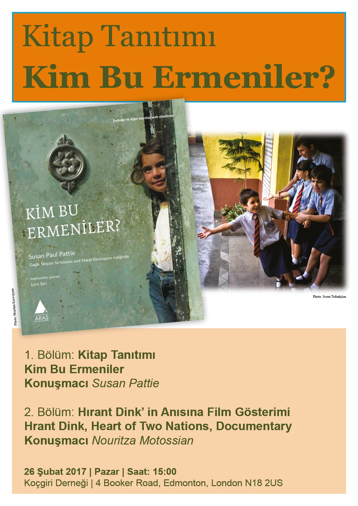 BOOK LAUNCH OF "KIM BU ERMENILER?" IN LONDON