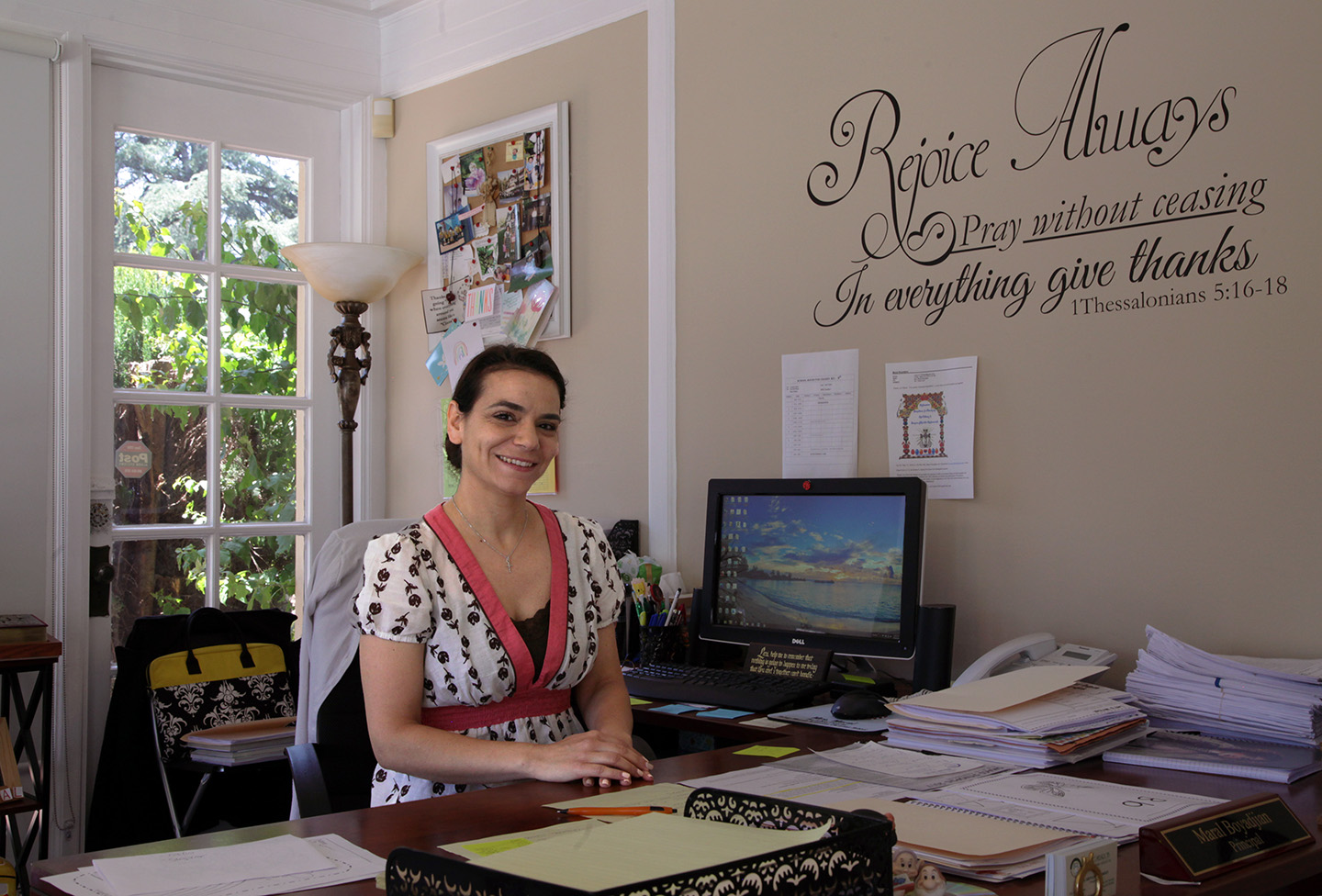 Maral Boyajian, Principal of Sahag Mesrob Armenian Christian School