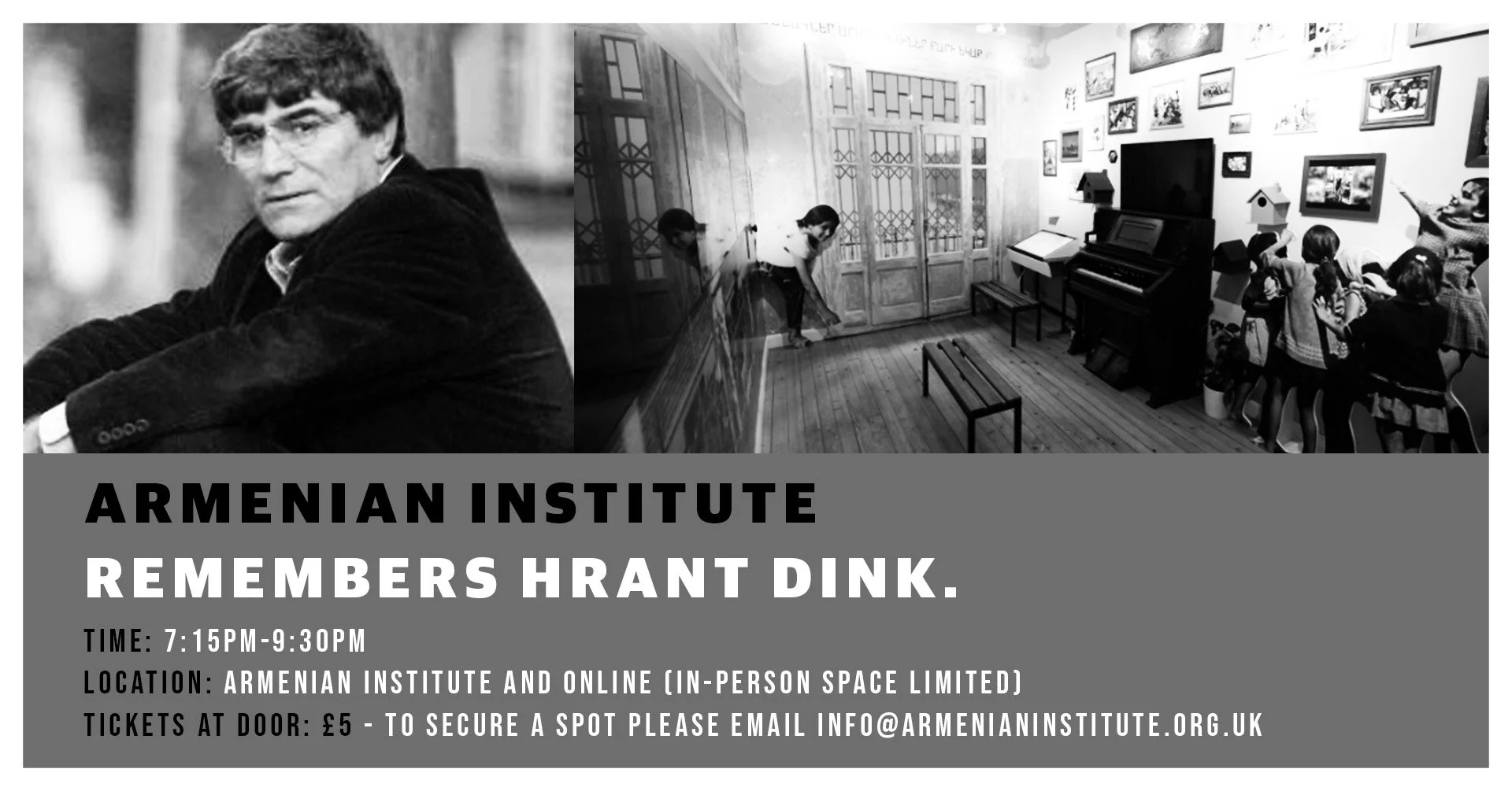 Armenian Institute Remembers Hrant Dink.