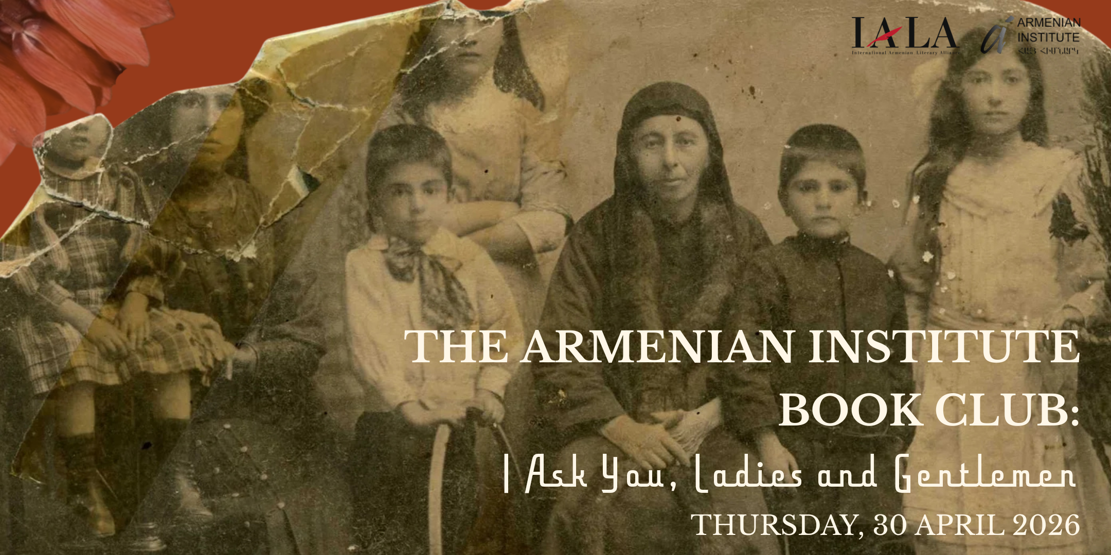 The Armenian Institute Book Club: I Ask You, Ladies and Gentlemen