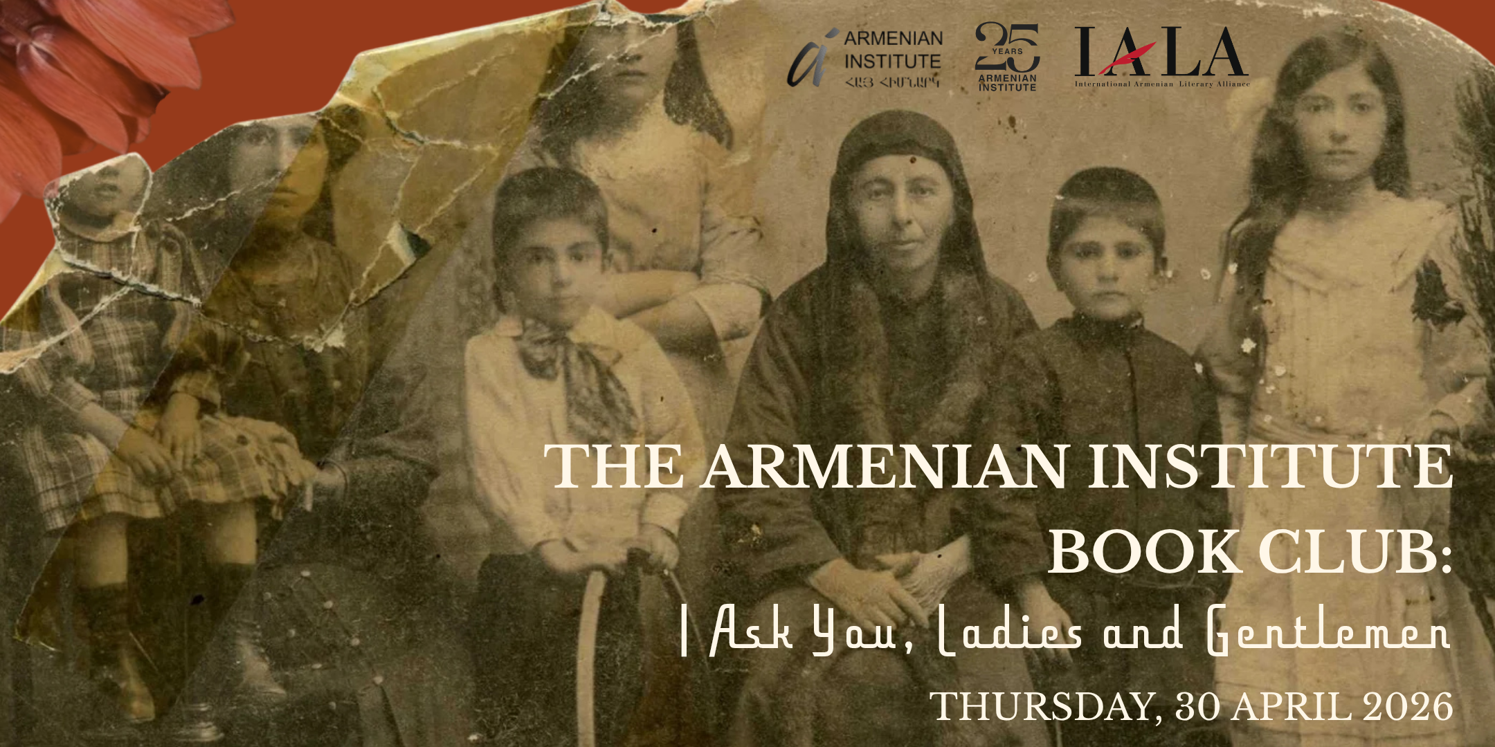 The Armenian Institute Book Club: I Ask You, Ladies and Gentlemen