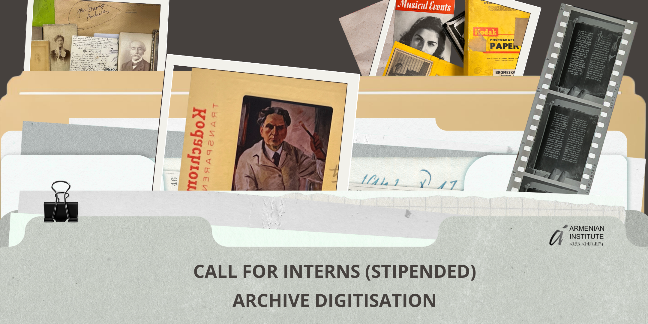 Call for Interns - Archive Digitisation