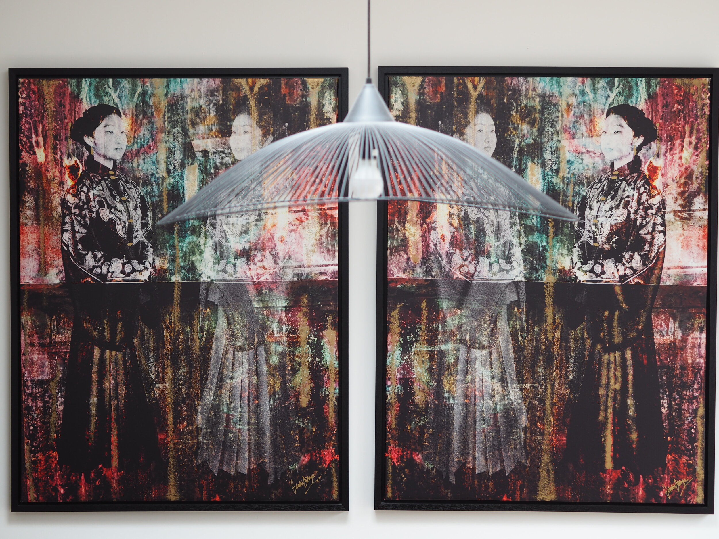 Geisha's Ghost - Archive Quality Digital Prints with Gold Hand Embellishment
