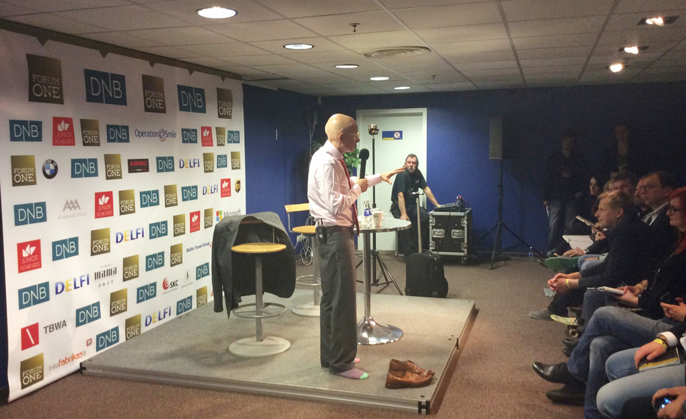 Masterclass con Seth Godin, Vilnius 2014 - Foto Luca Leonardini