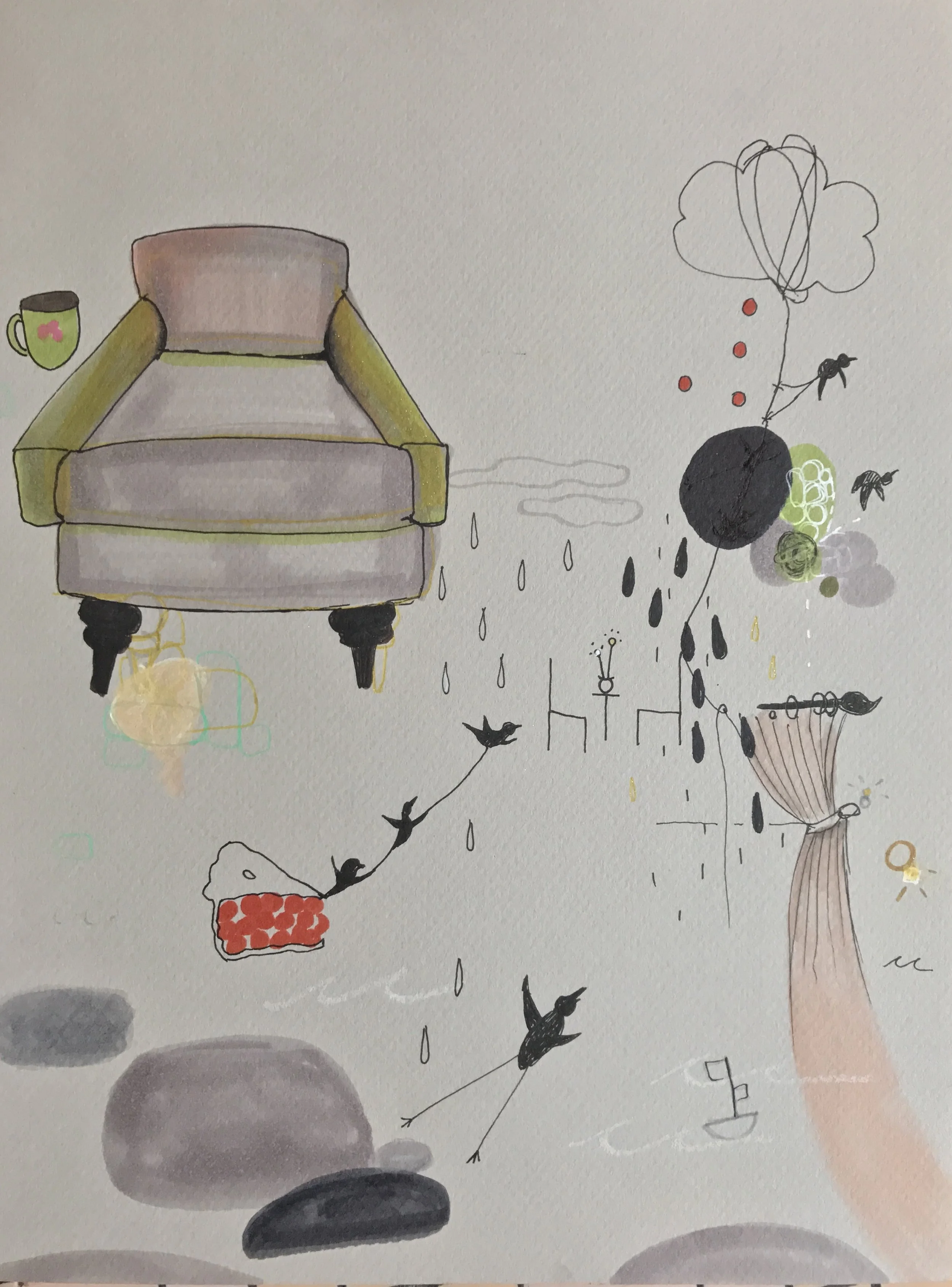 Concrete Blocks, Lolo's Chairs, and the 24 Blackbirds