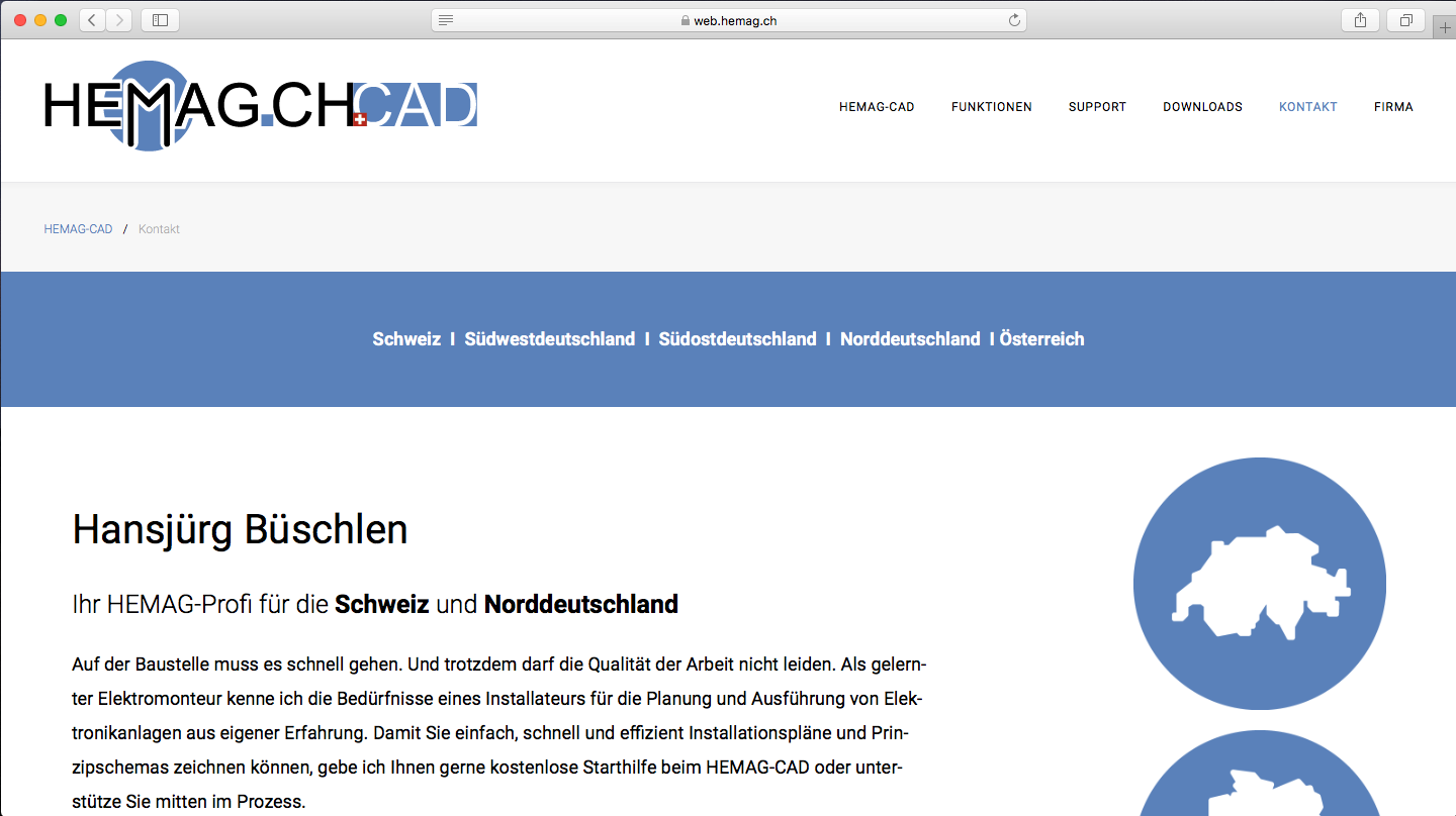 HEMAG ist in der Schweiz, Deutschland und Österreich tätig.