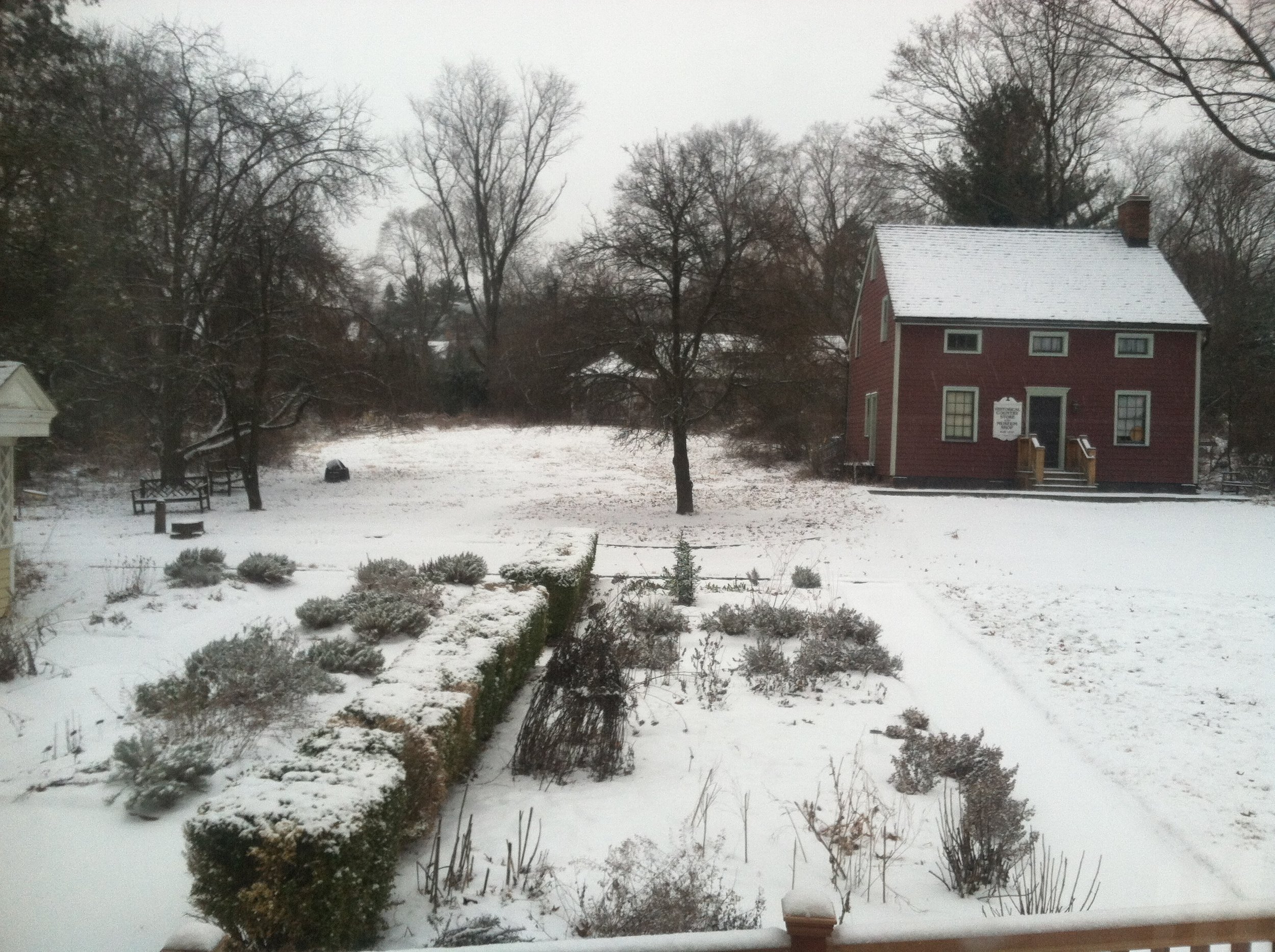  Modern-day winter photo of Nathaniel Crane House 