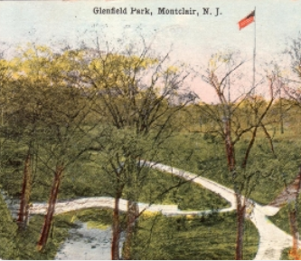  illustration of Glenfield Park, possibly from a postcard 