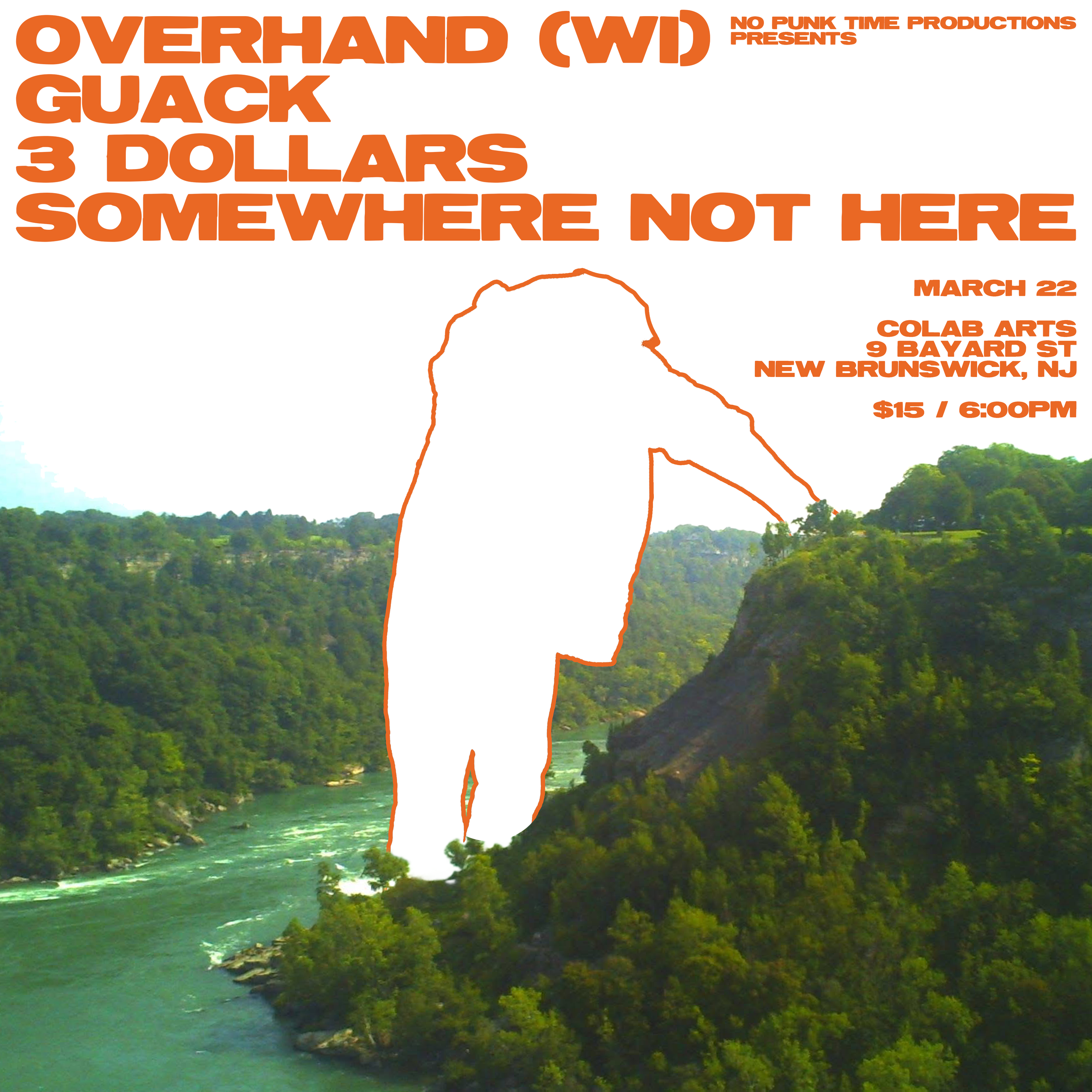 No Punk Time presents: Milwaukee Post Hardcore Unit Overhand