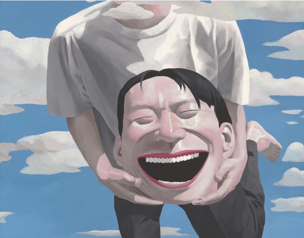 Yue Minjun, "Sans titre", 1994, Huile sur toile, Collection privée © Yue Minjun