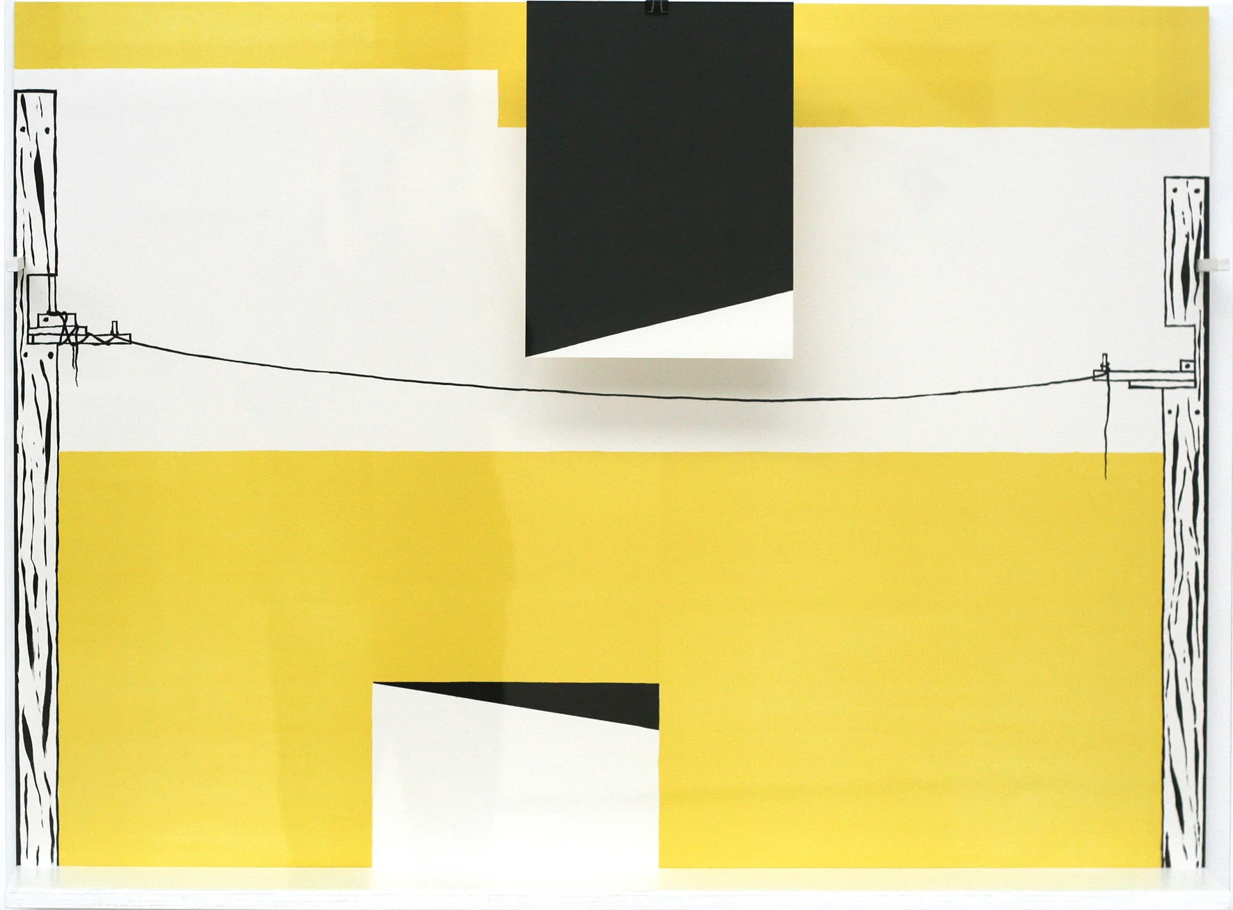Olivier Nottellet, "Solitaires", lithographie, 76 x 103,5 cm, édition sur demande