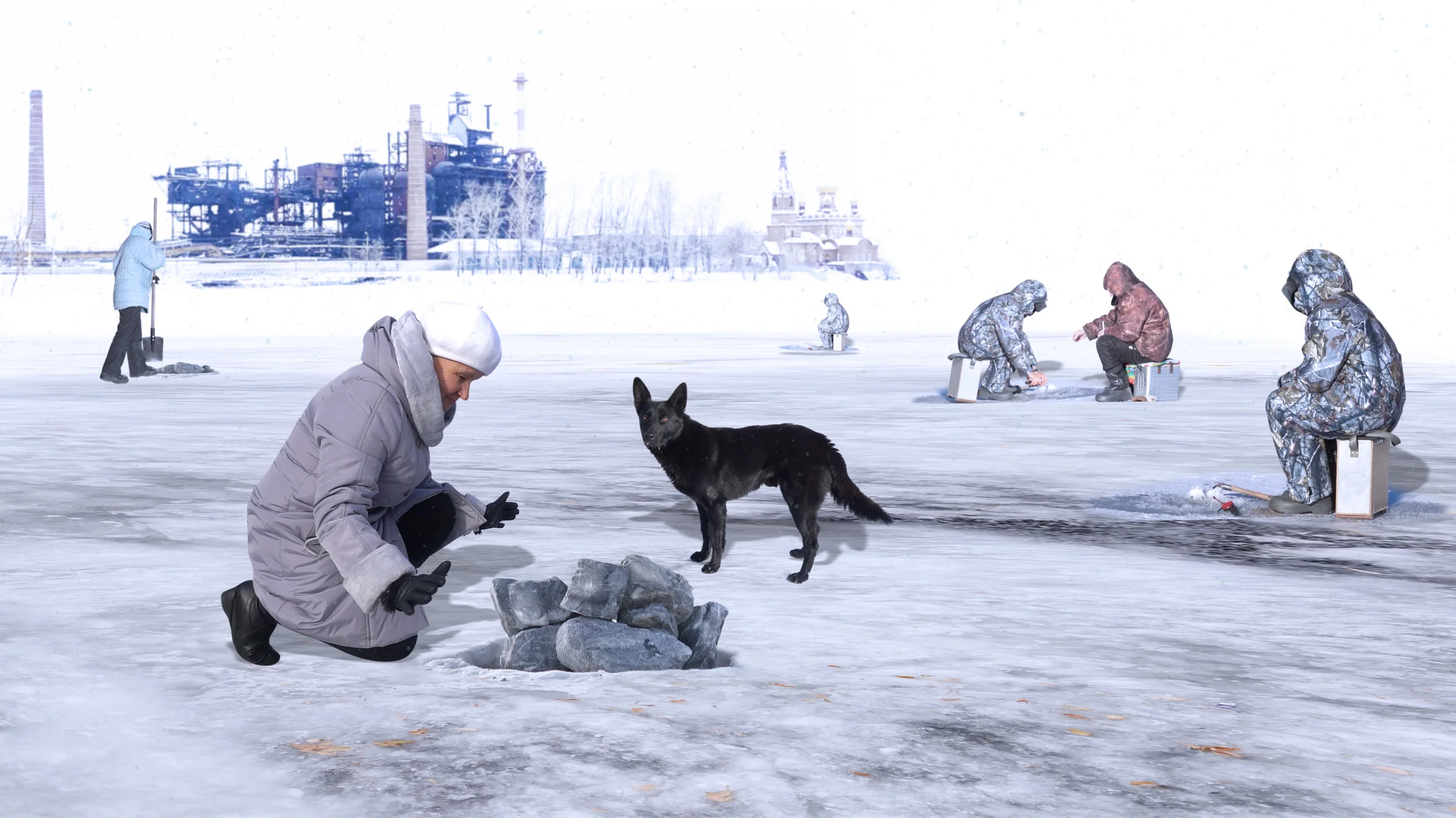 Peter Aerschmann, "SATKA", Videostill, 2017.