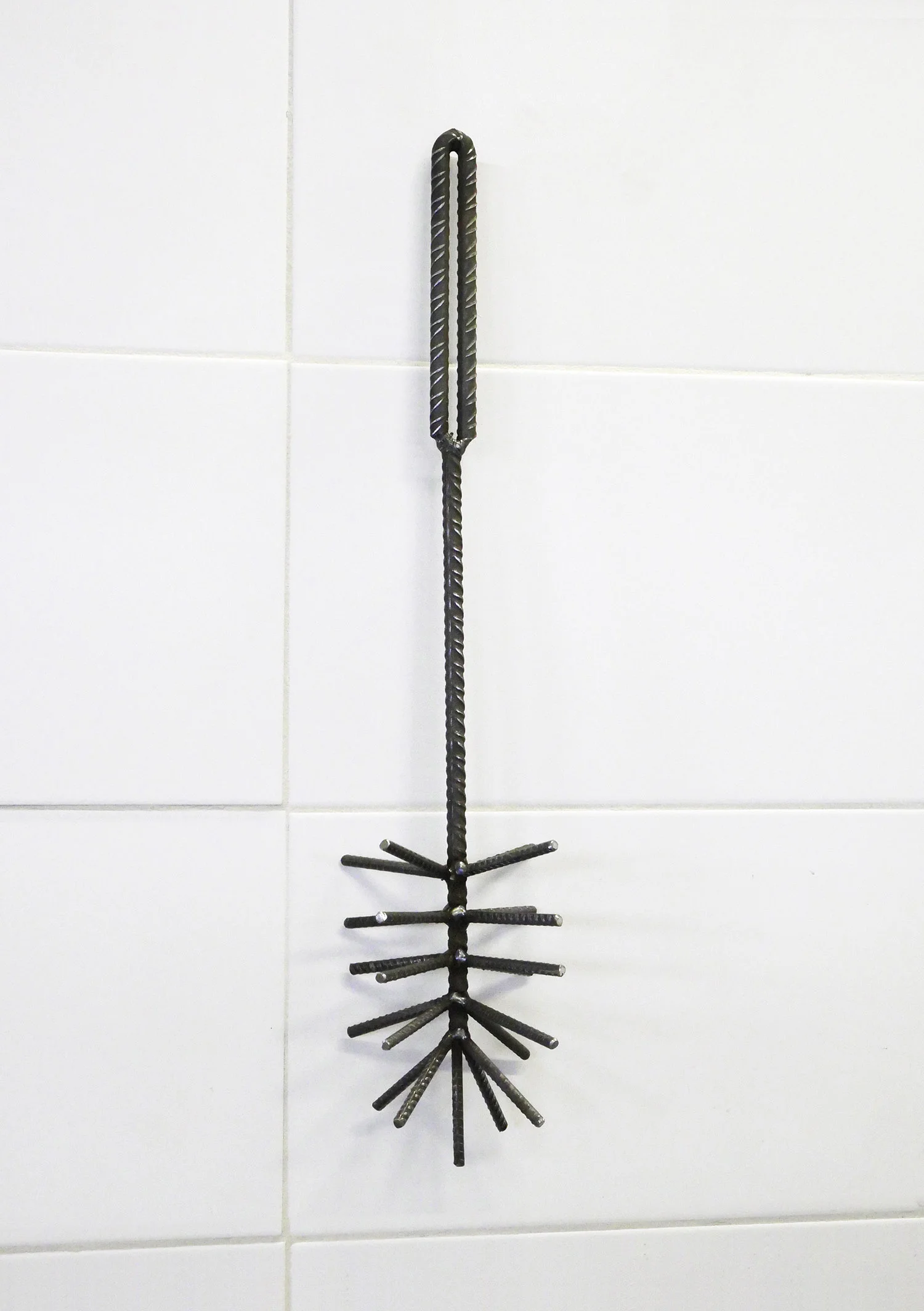 © Christian Gonzenbach, Sceptre , Rebar steel, 2018.