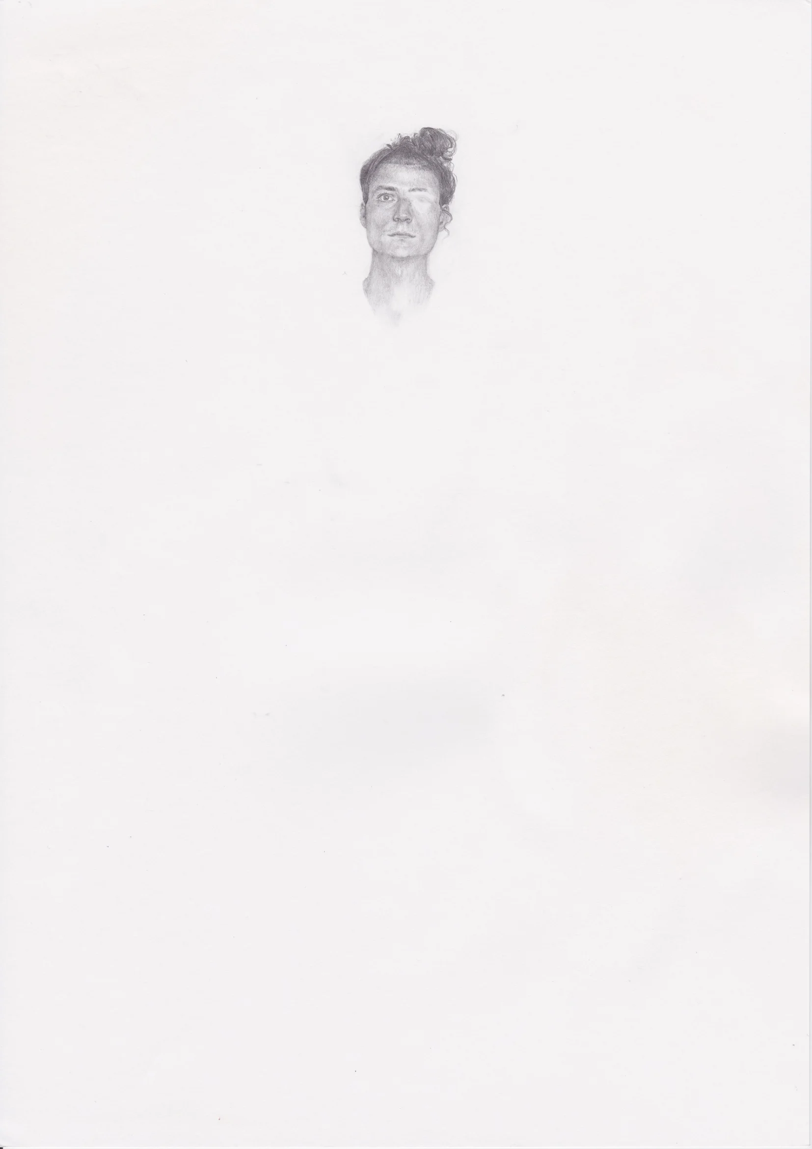 Michael Rampa, "Steve", crayon sur papier, 29.7x21cm, 2012.