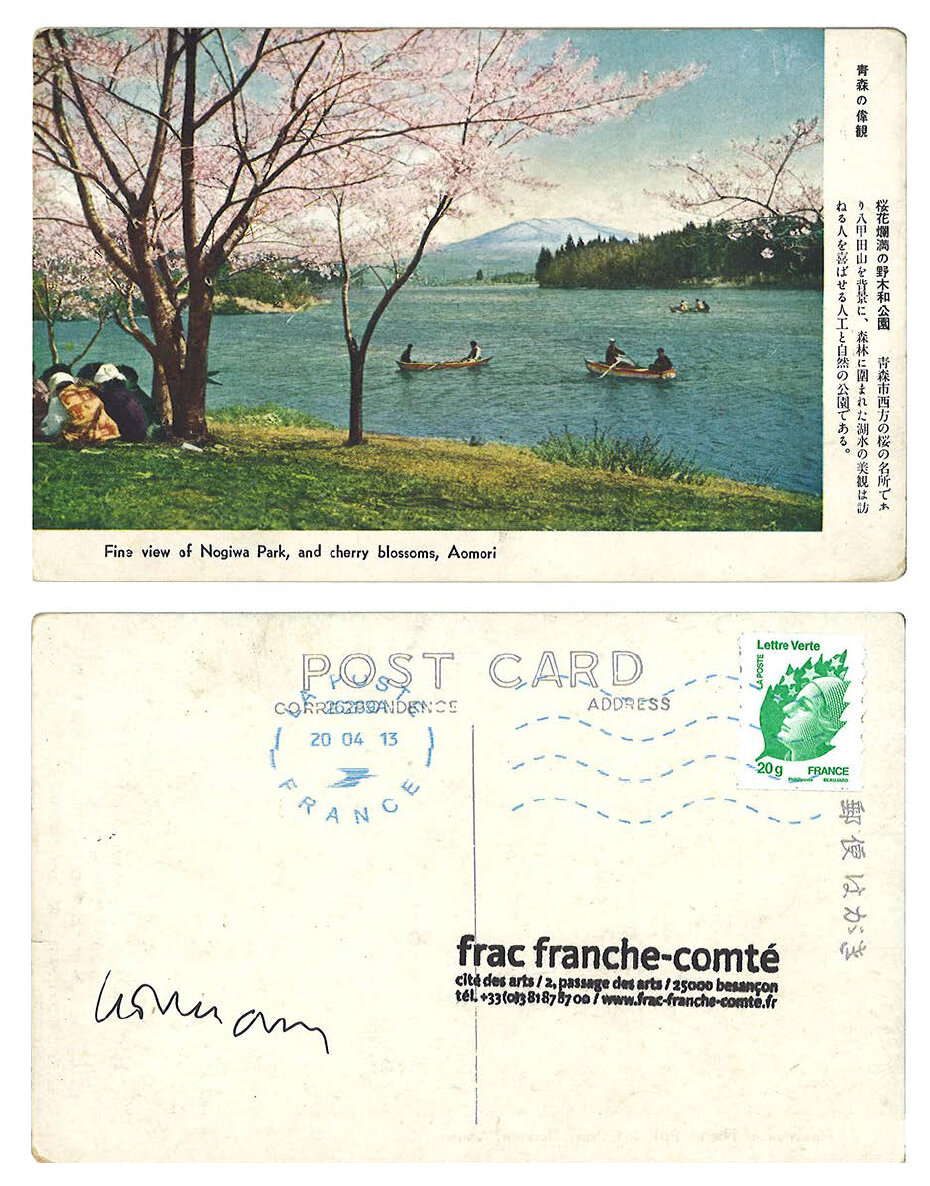 © Jean-Christophe Norman, Cartes postales du Mont Fuji, 2013, Collection Frac Franche-Comté