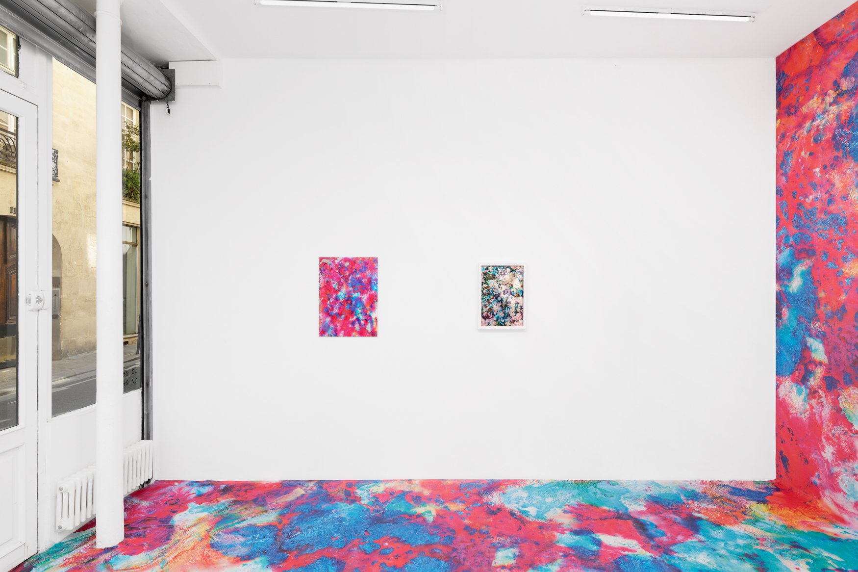 Maya Rochat, Universal Law of the Matrix, vue d'exposition, Galerie C-Paris, juin-juillet 2023 © Aurélien Mole