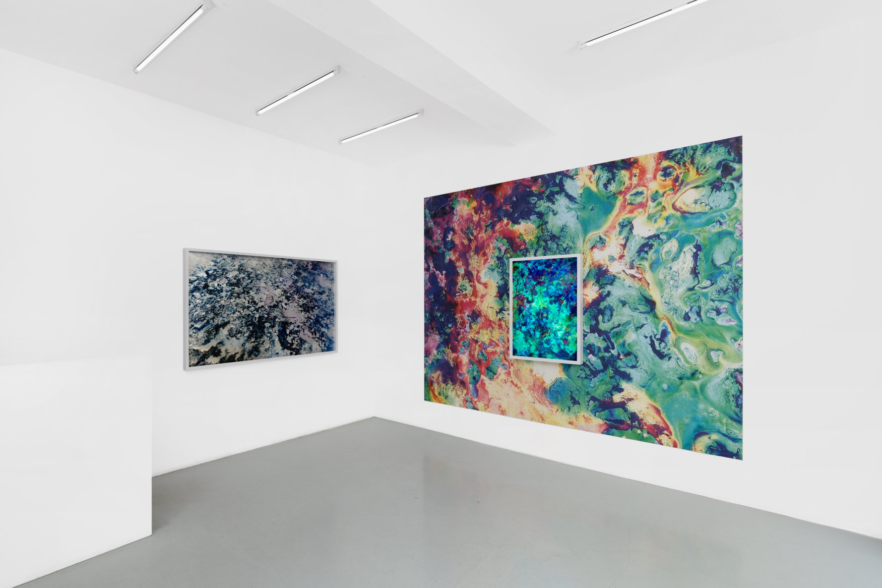 Maya Rochat, Universal Law of the Matrix, vue d'exposition, Galerie C-Paris, juin-juillet 2023 © Aurélien Mole