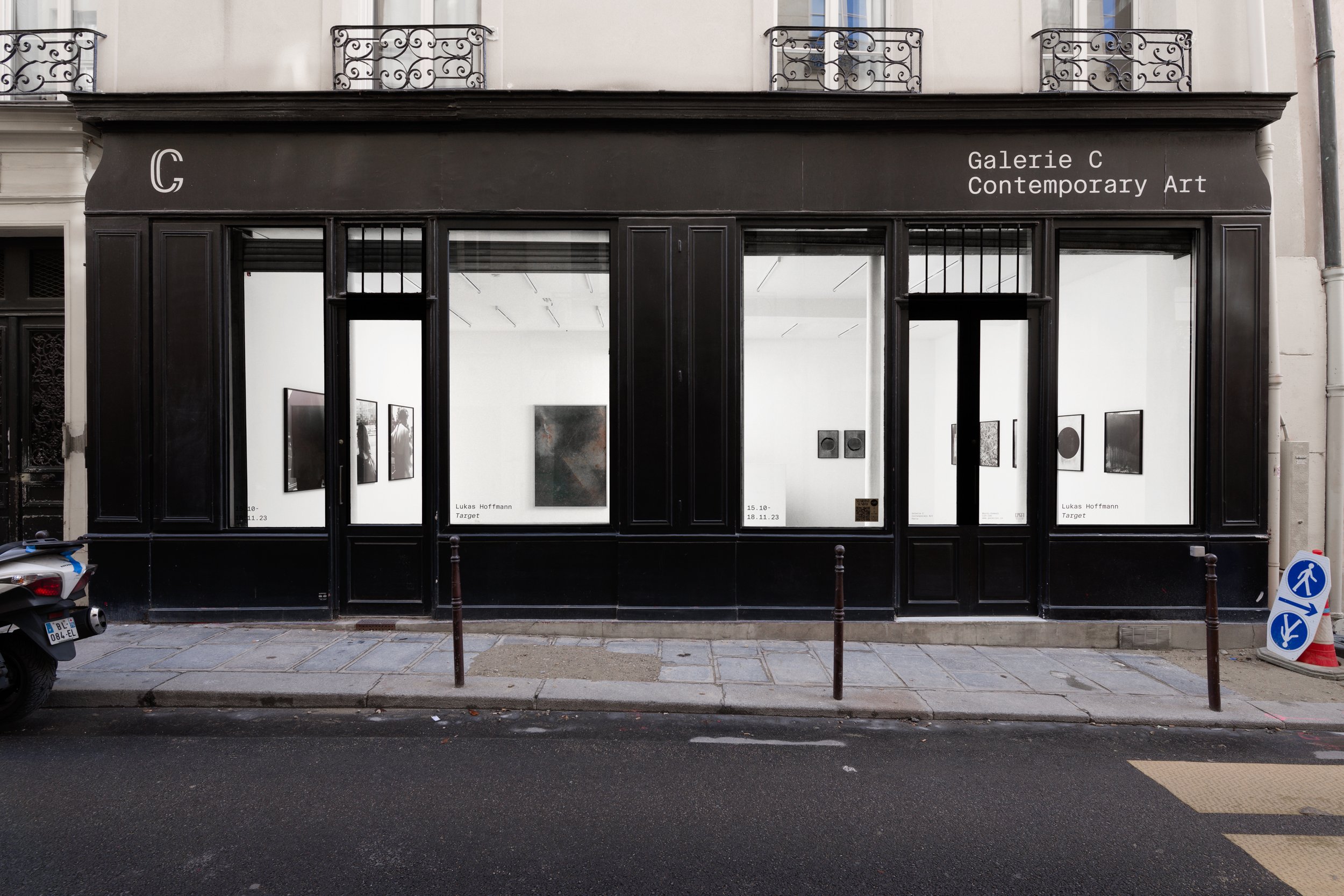 Lukas Hoffmann, vue d'exposition, Galerie C- Paris, octobre-novembre, 2023, © Aurélien Mole