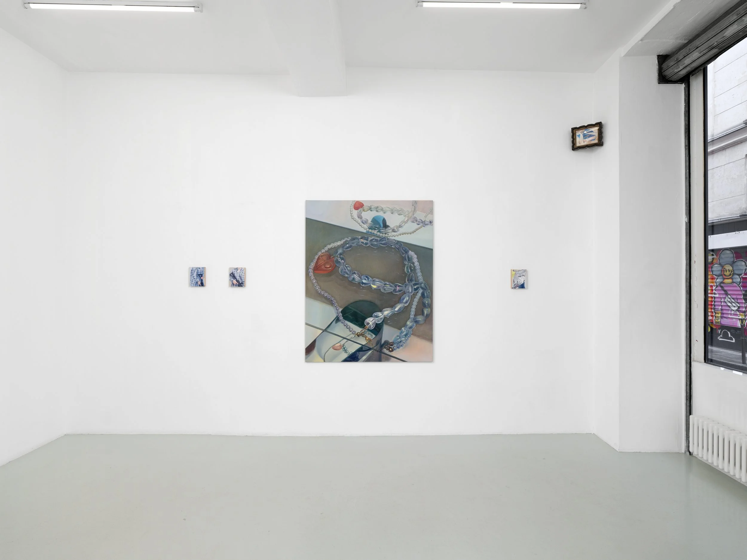 Viktoriia Oreshko, « In the land of my heart », vue d'exposition, Galerie C - Paris, 30.01 - 01.03.2025 © Aurélien Mole