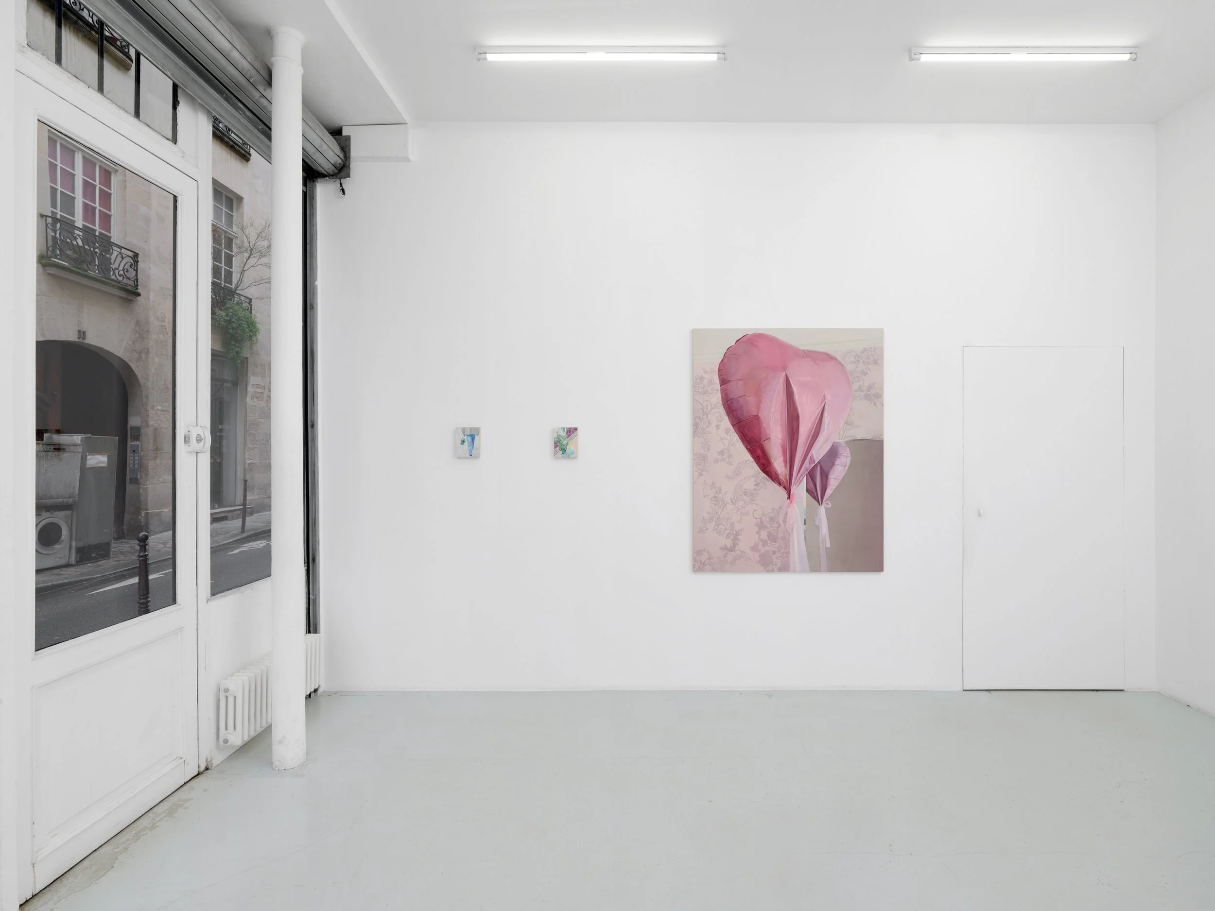 Viktoriia Oreshko, « In the land of my heart », vue d'exposition, Galerie C - Paris, 30.01 - 01.03.2025 © Aurélien Mole