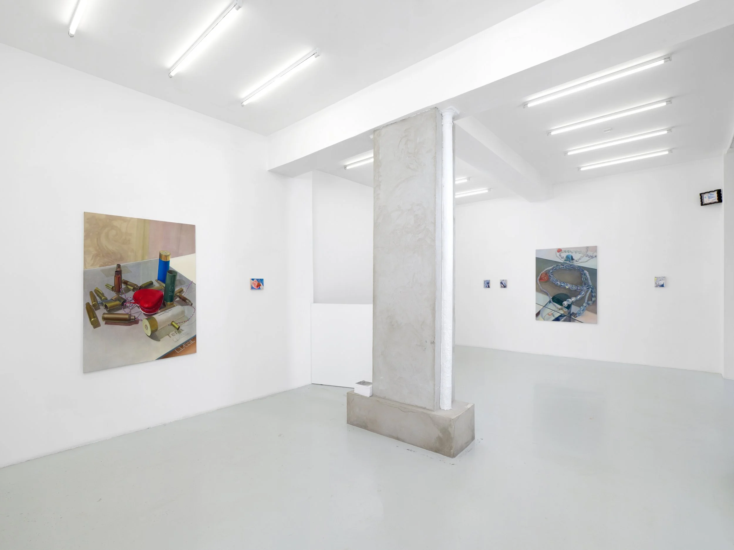 Viktoriia Oreshko, « In the land of my heart », vue d'exposition, Galerie C - Paris, 30.01 - 01.03.2025 © Aurélien Mole