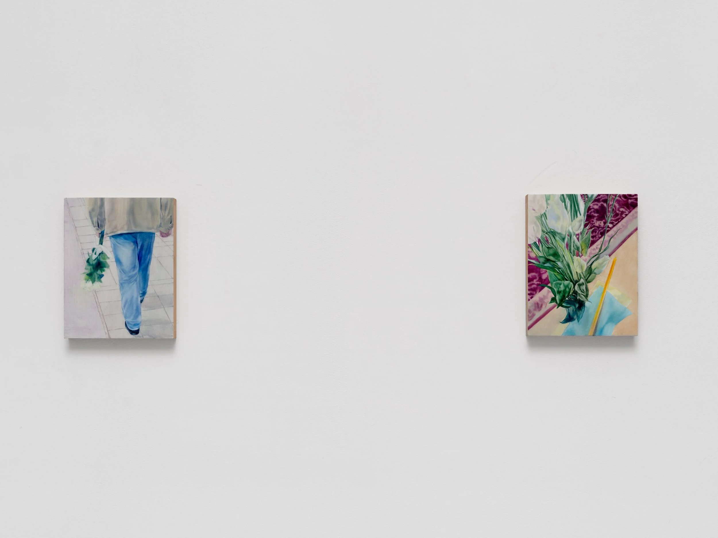 Viktoriia Oreshko, « In the land of my heart », vue d'exposition, Galerie C - Paris, 30.01 - 01.03.2025 © Aurélien Mole