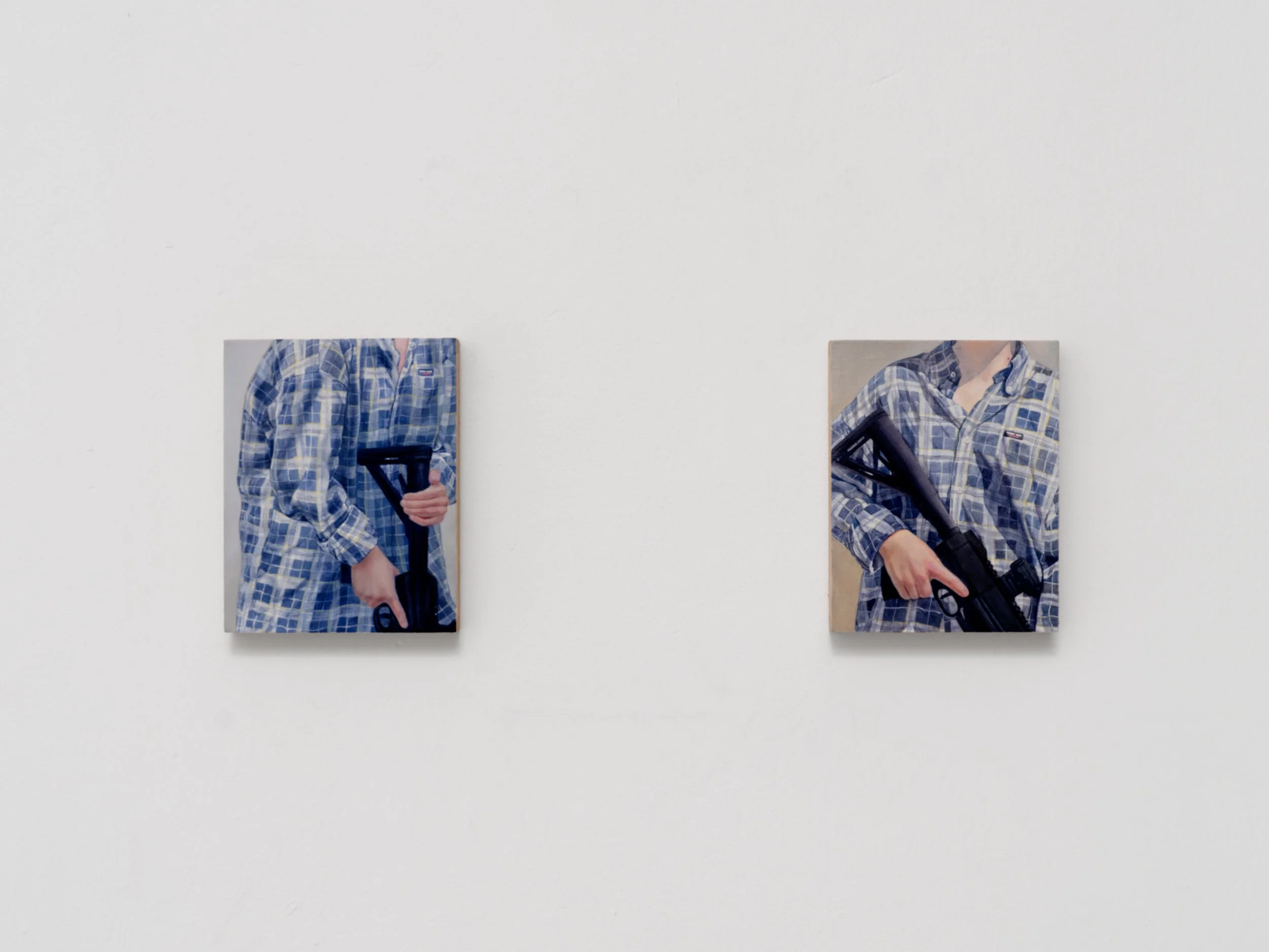 Viktoriia Oreshko, « In the land of my heart », vue d'exposition, Galerie C - Paris, 30.01 - 01.03.2025 © Aurélien Mole