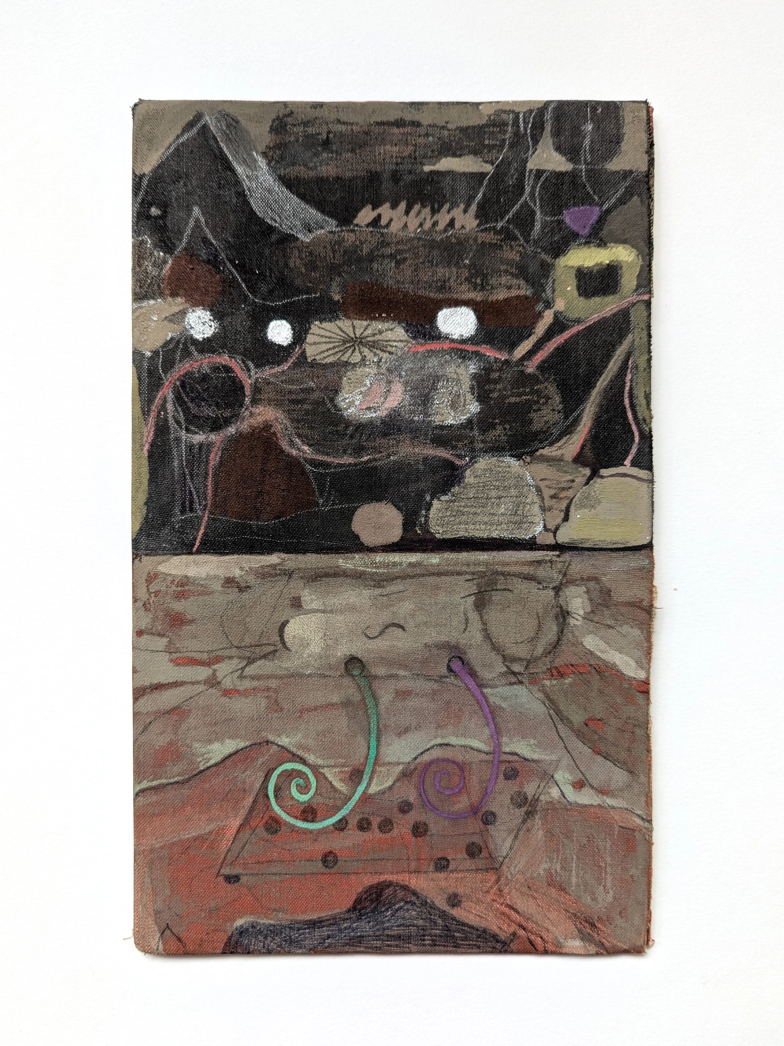 inner ear_22x14cm_ink, biro, pencil, egg tempera on book cover.jpg