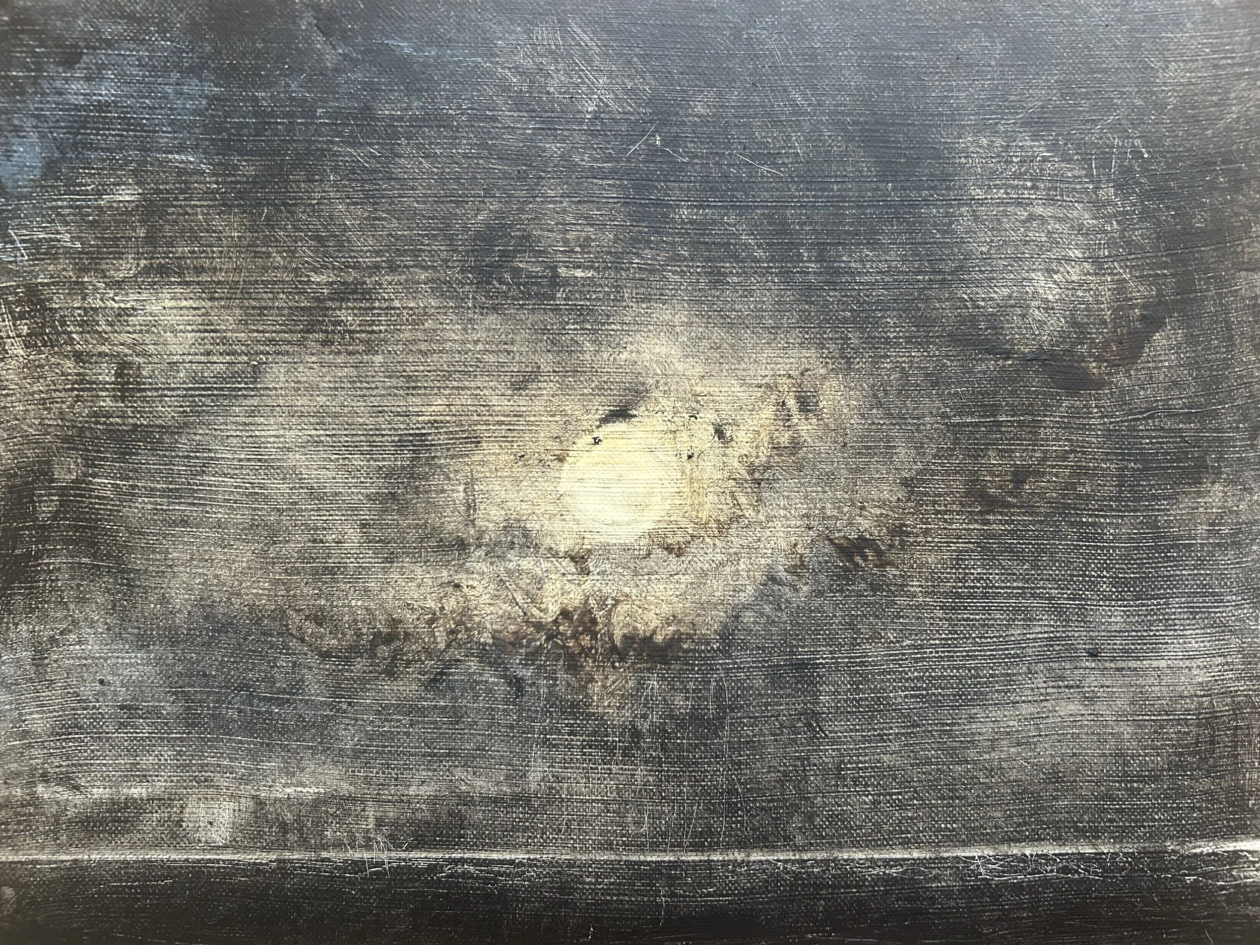 Mundo diffuso, 32,8 x 24 cm, huile et encaustique sur lin, 2025.jpg