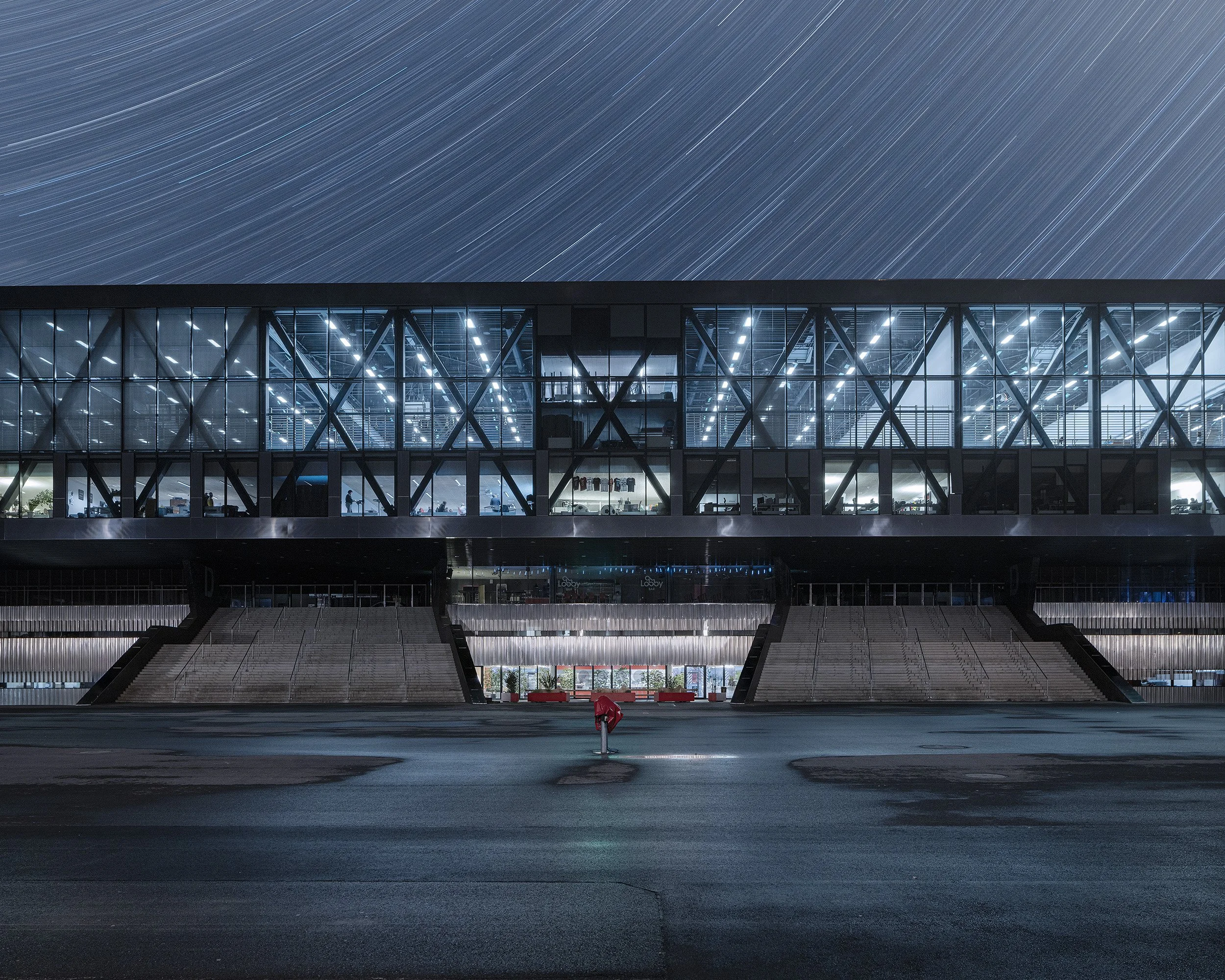 Matthieu Gafsou, "Basilique # 1", 2025, tirage pigmentaire contrecollé sur aluminium, 100 x 125 cm, éd. 5 + 2EA.