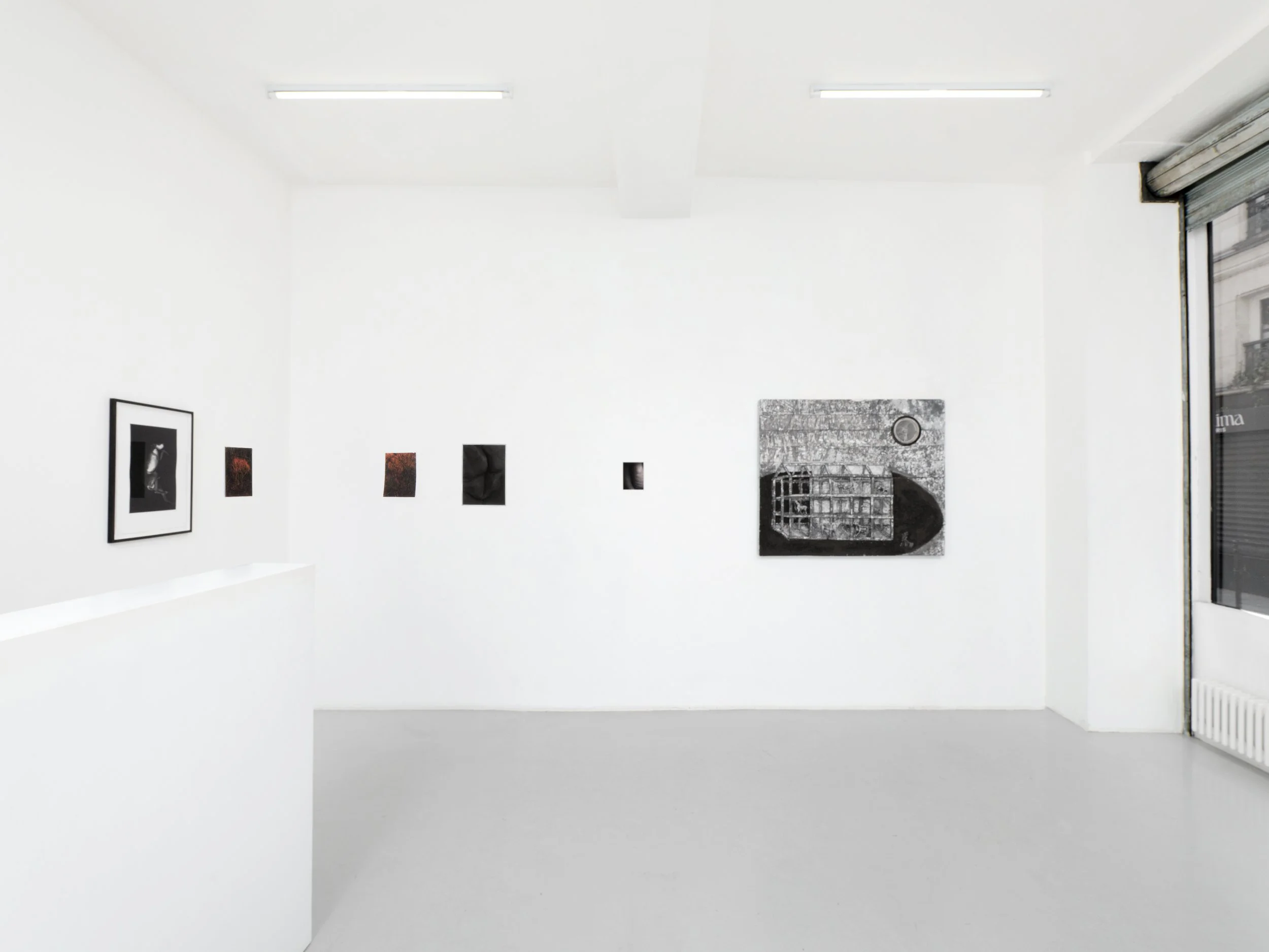 Hannah Becquante & Felix Taburet, Nolwenn Brod, "Ne nous demande pas la parole", Vue d'exposition, Galerie C - Paris, Crédit Aurélien Mole
