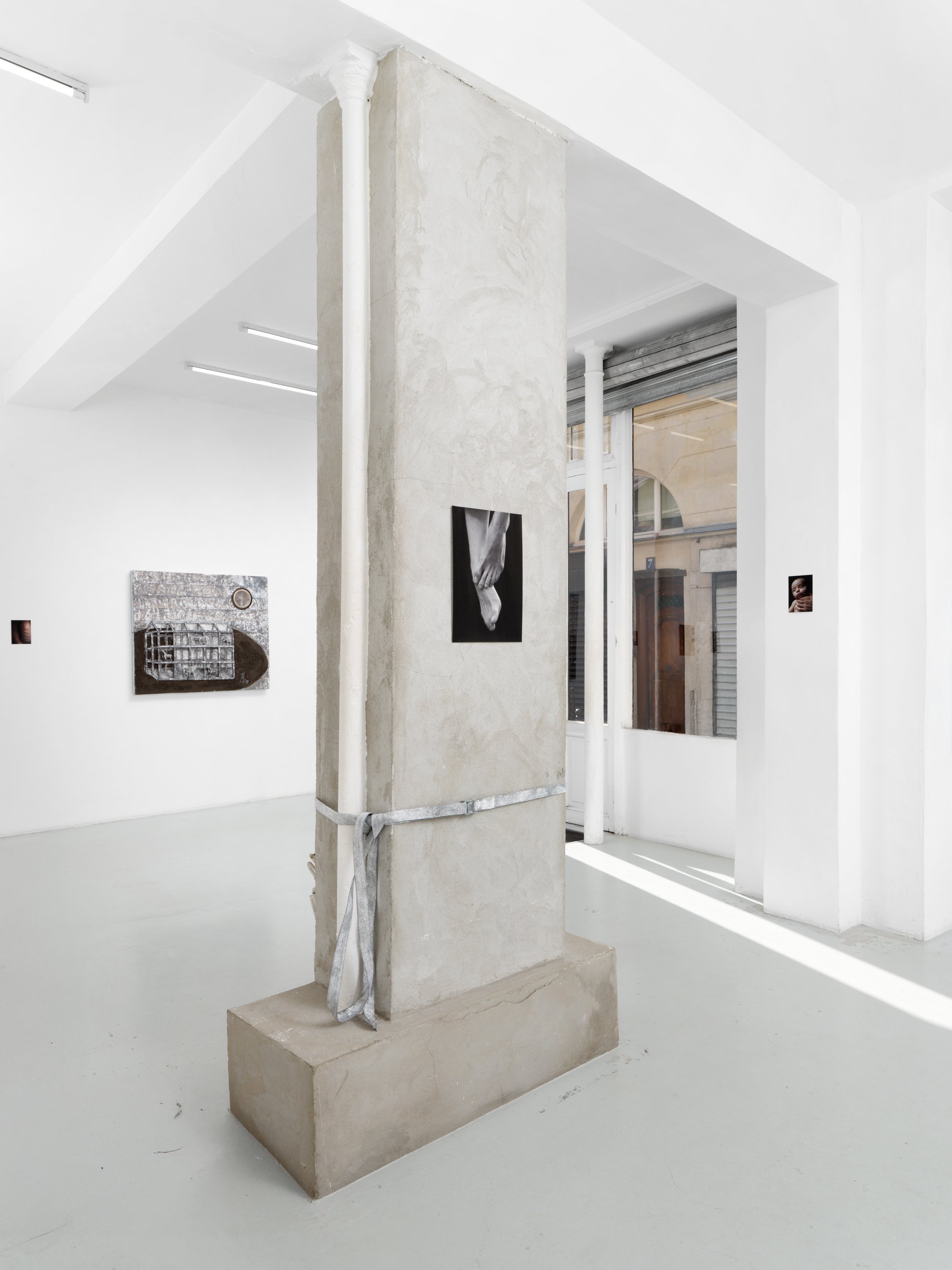 Hannah Becquante & Felix Taburet, Nolwenn Brod, "Ne nous demande pas la parole", Vue d'exposition, Galerie C - Paris, Crédit Aurélien Mole