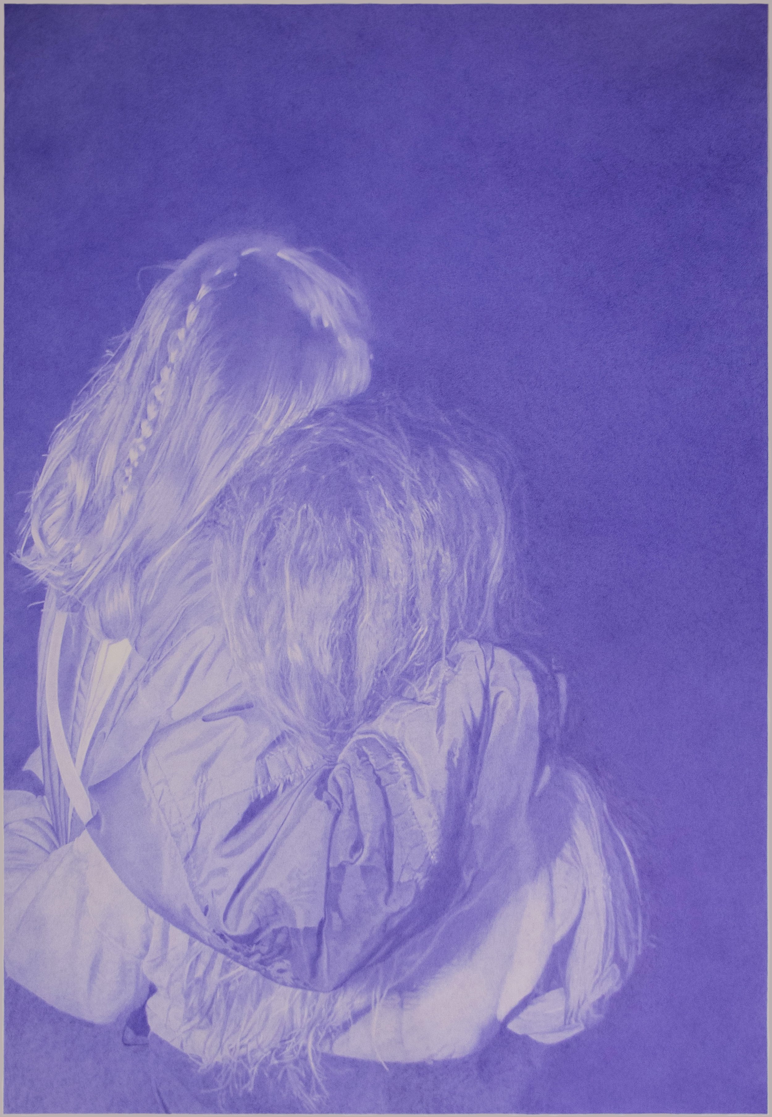 Robin Wen, "Entremêler", 2026, Stylo à bille sur papier, 180 x 130 cm (Copy)