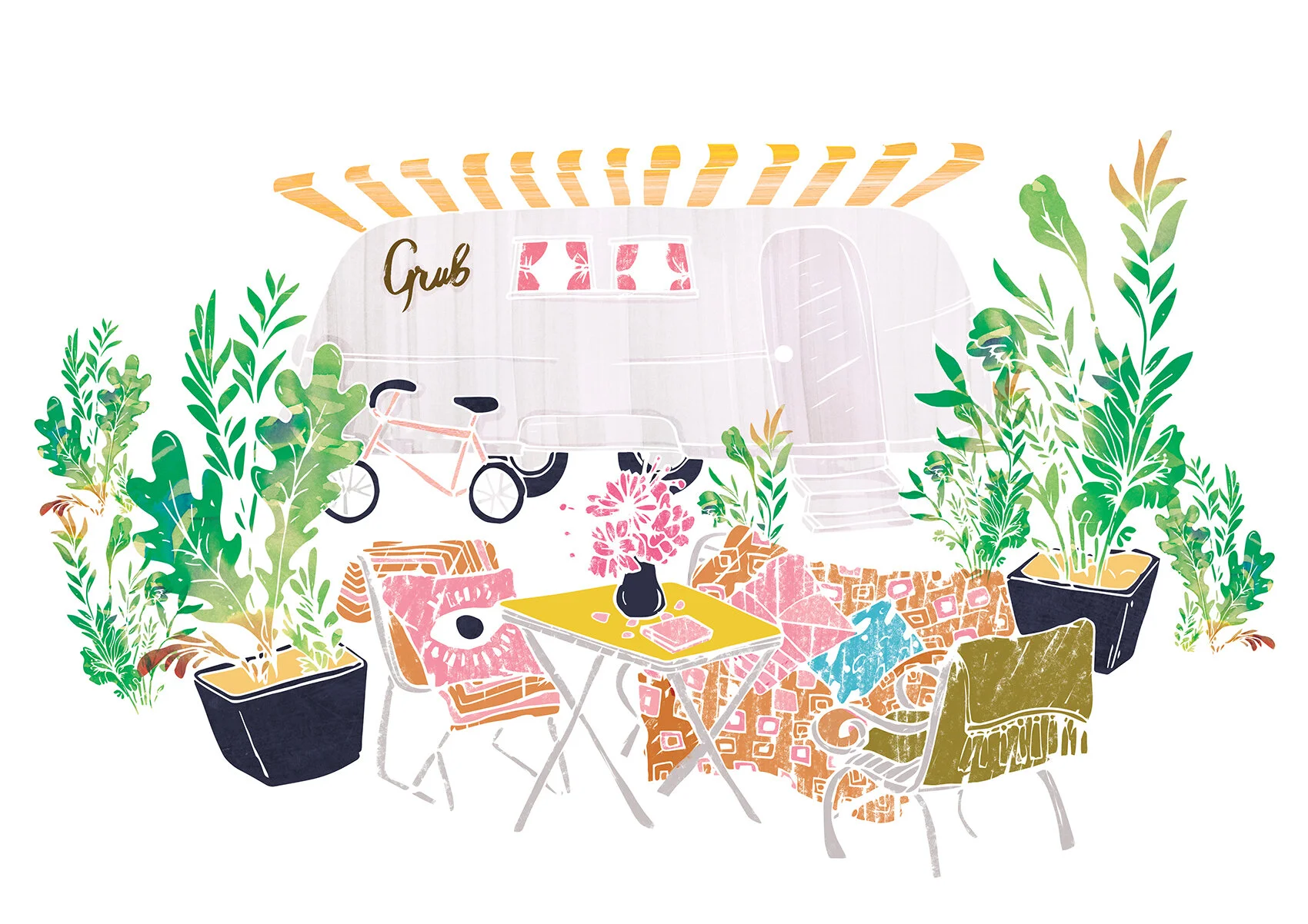 Illustration for The White Pepper Magazine