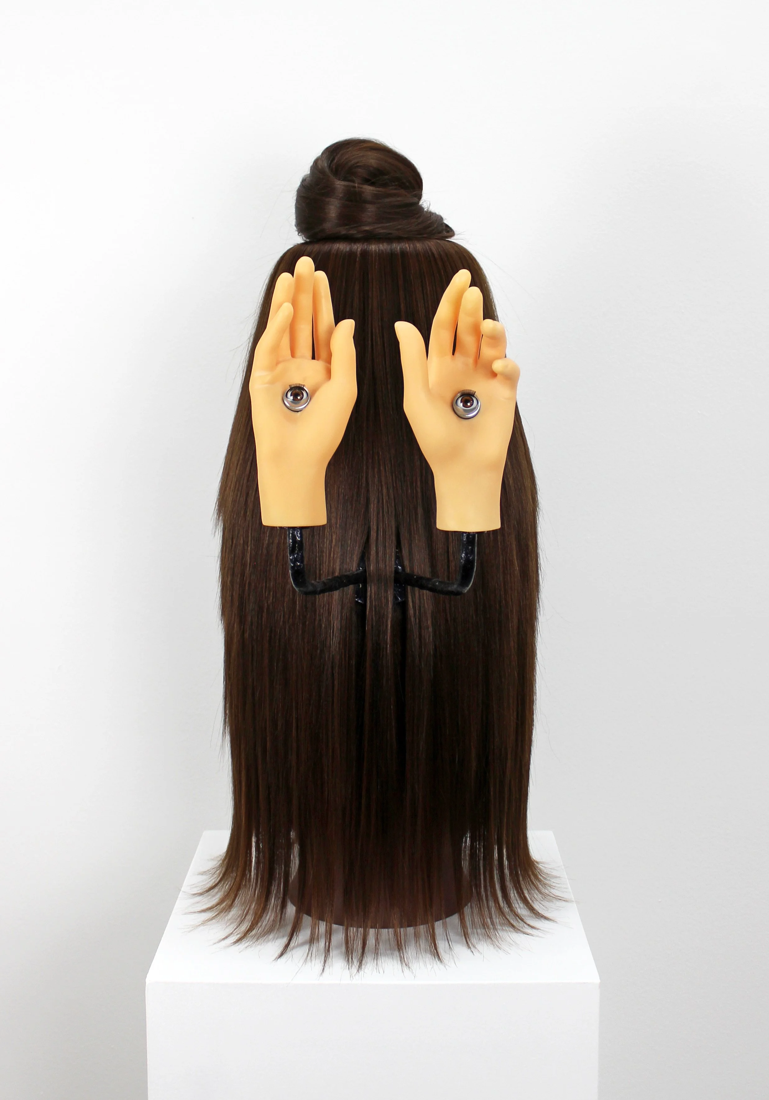 Hair Folly 2 (Santa Lucia with top knot)