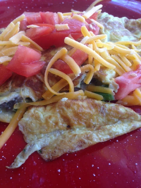 Omelette Etymology Lesson Did you know the word Omelette is French? It's thought to be an alteration of alumette ; a derivative of the Latin lamella or ‘knife blade.' The association with ‘knife blade’ is thought to be because of the thin, flattened shape of an omelette.