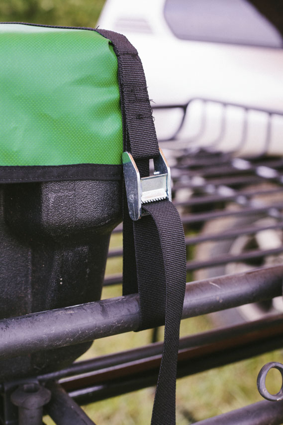the best part of the action pack cover is that it's waterproof! While we love the action pack, they aren't known for keeping stuff dry. This cover is made to come down over the seam of the box to keep contents dry while you drive in inclement weather.
