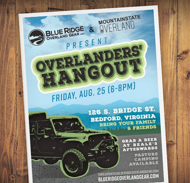 Join us for the next Overlanders' Hangout at BROG headquarters!