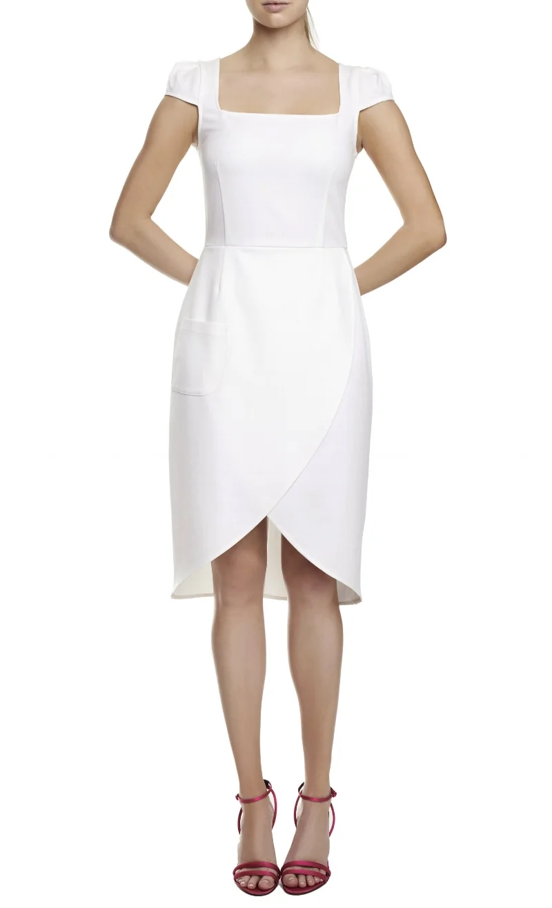 white dress