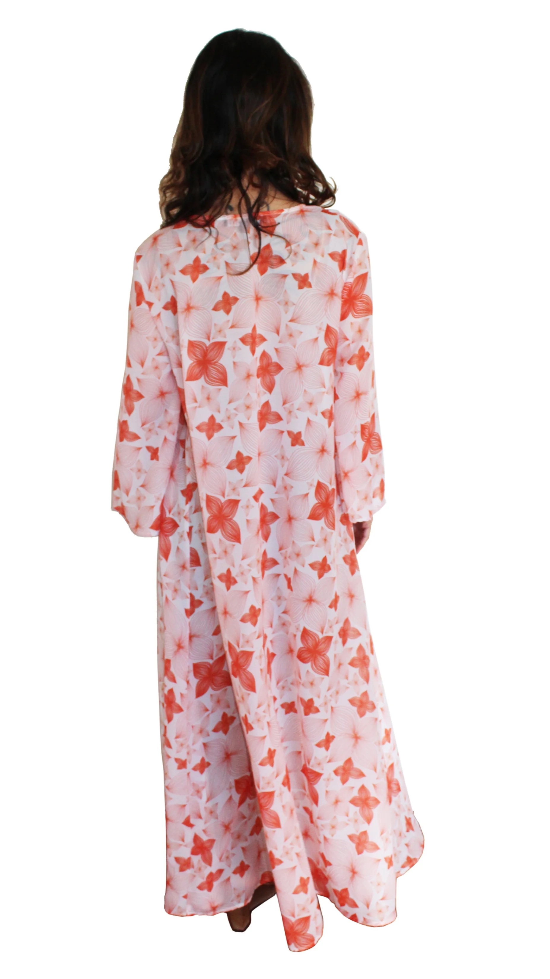 floral duster vest