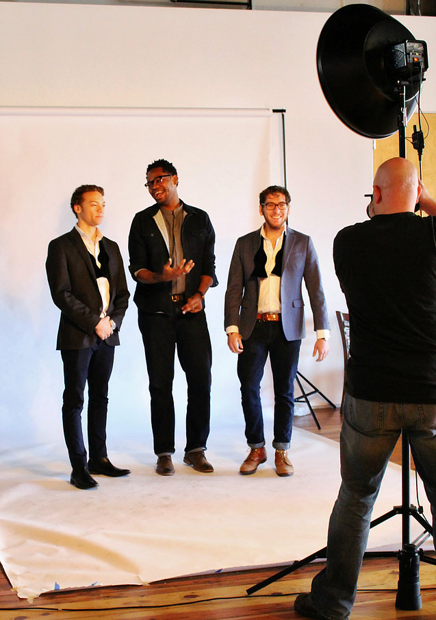 After completing their run through and rack check each designer or design team was photographed for their official headshots with KCFW Photography Director, Jason Atherton . 