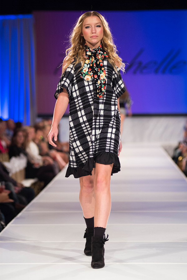 Designer: T. Michelle, Hair/Makeup: Hair/Makeup: Salon Ami, Model: 