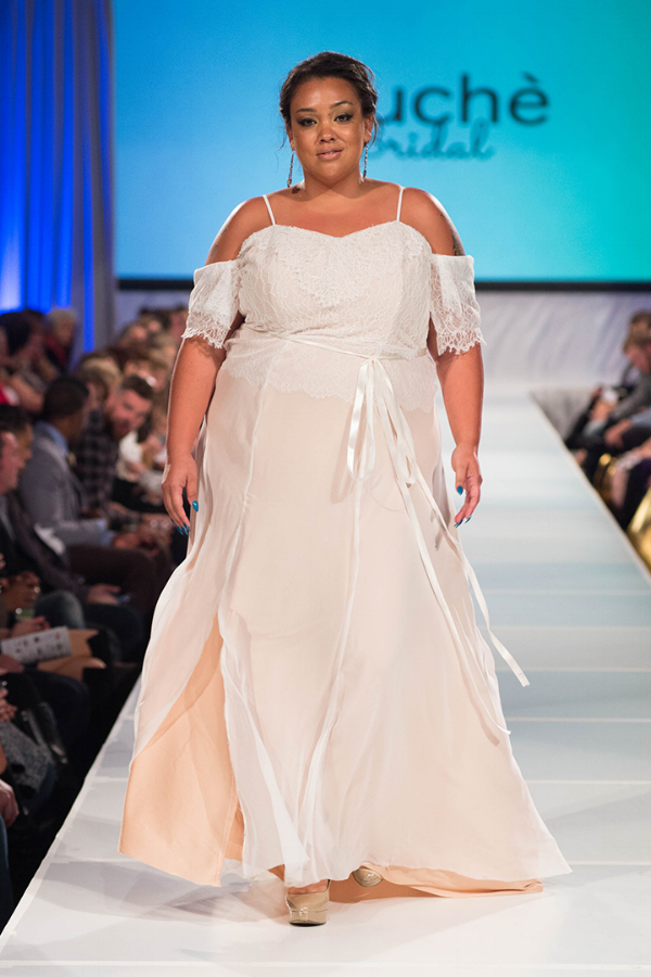 Designer: Fouche Bridal, Hair/Makeup: Gaia Salon, Model: 