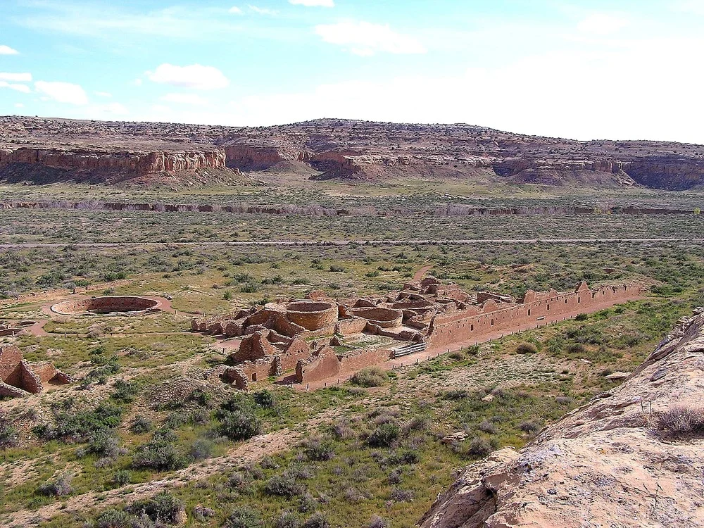 Chetro Ketl, a Chacoan “great house”, at Chaco Culture National Historical Park.