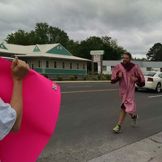 The church stepped up, surpassed their goal and put the pastor to work this morning! Way to go Broadway Baptist and ANPC! Special thanks to Jackie Phillips the &quot;encouragement&quot; he provided via his BULLHORN. Well played sir, well played.