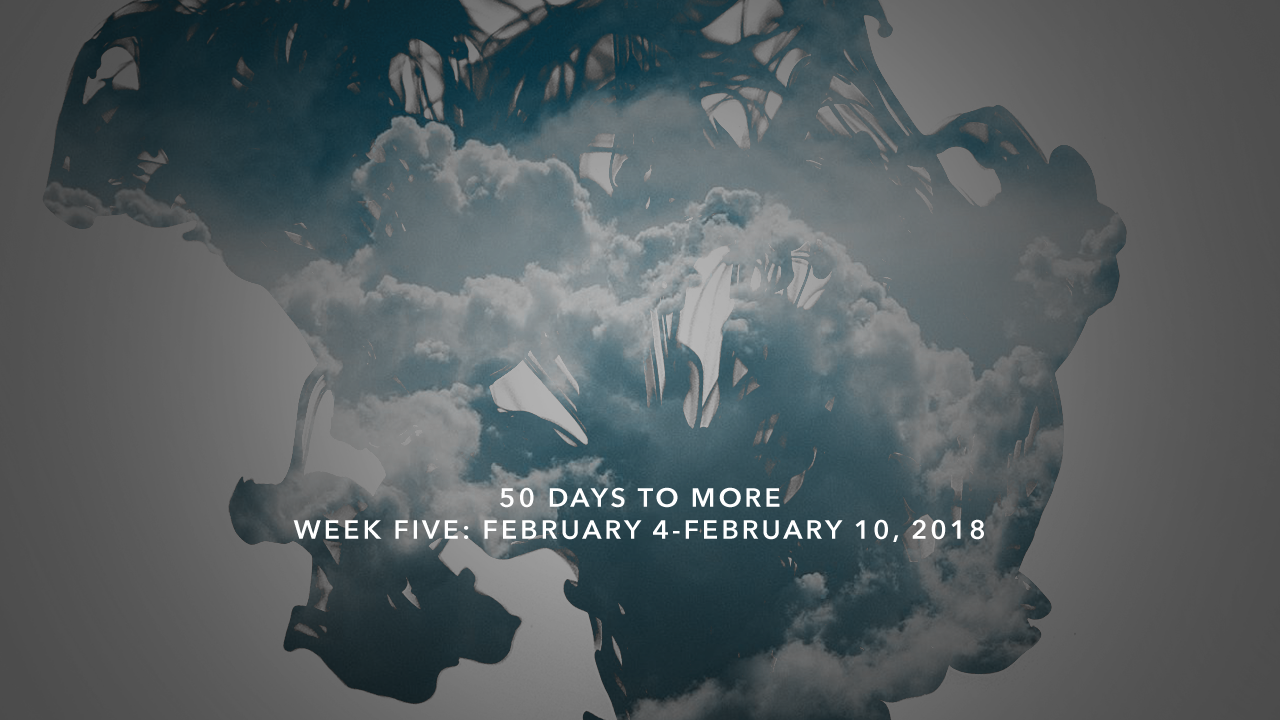 50 Days to More: Day Twenty-Nine