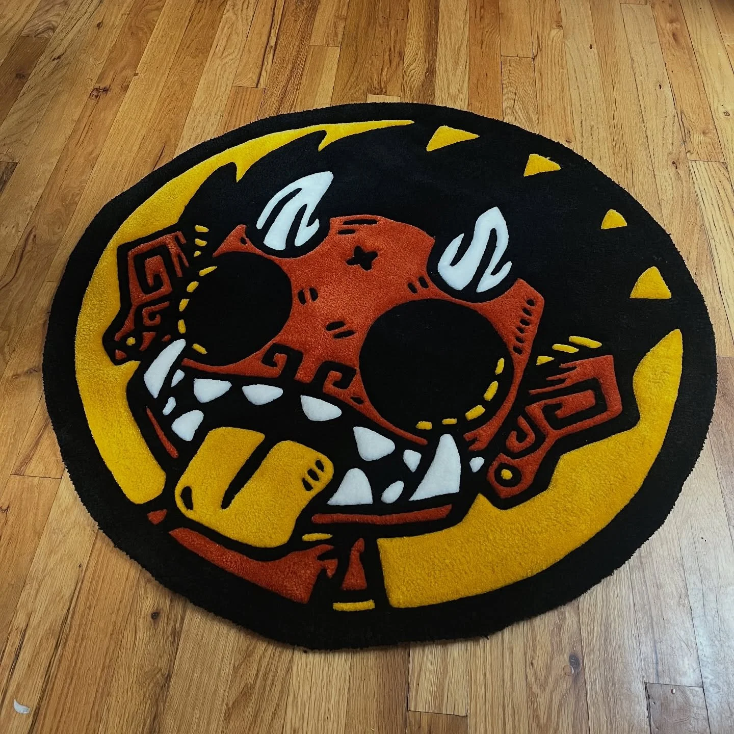 🔴SOLD🔴 Rug collab between @chris_dokebi and @offpckt 

We plan on making a few more so if you&rsquo;re interested drop a comment below and tell us some color ideas you&rsquo;d like to see.