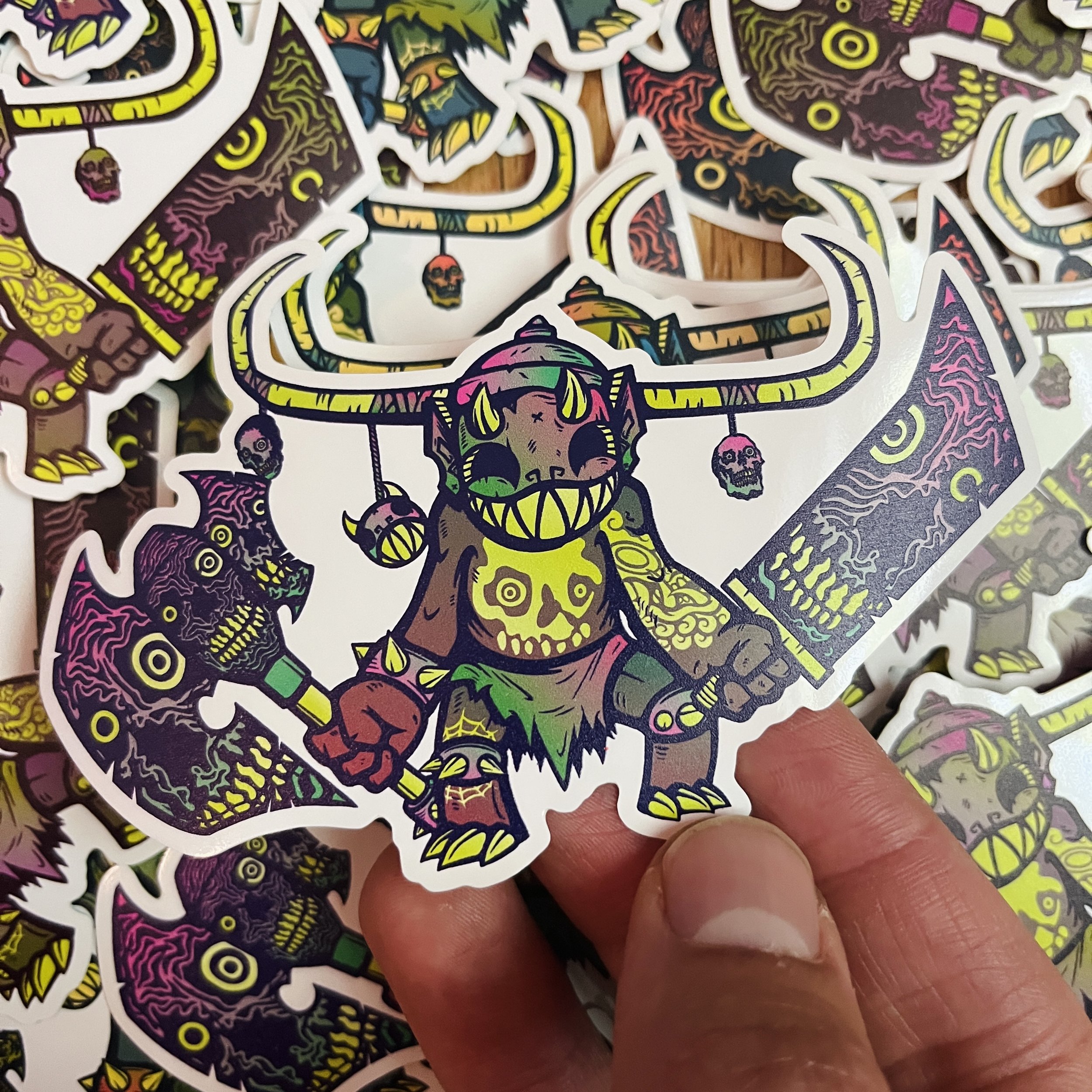 RXSkulls X Dokebi Sticker Collab. (3 per order)